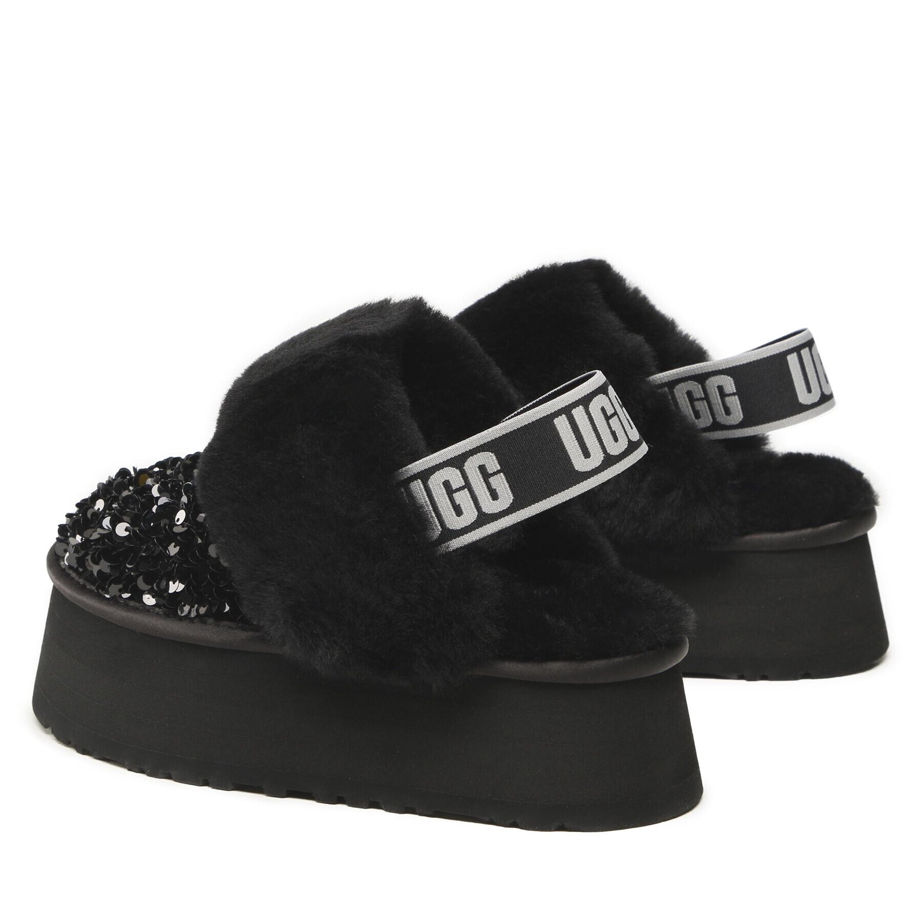 Ugg Sandale W Funkette Chunky Sequin 1134450 Negru - Pled.ro