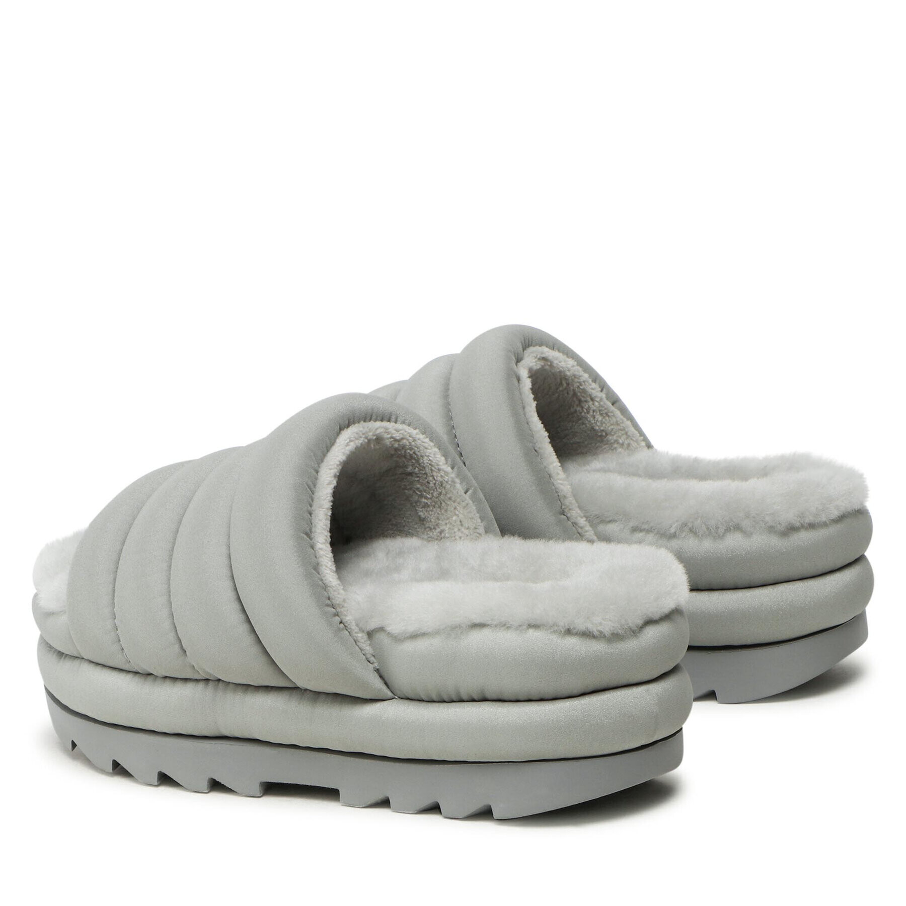 Ugg Șlapi W Maxi Slide 1126377 Gri - Pled.ro