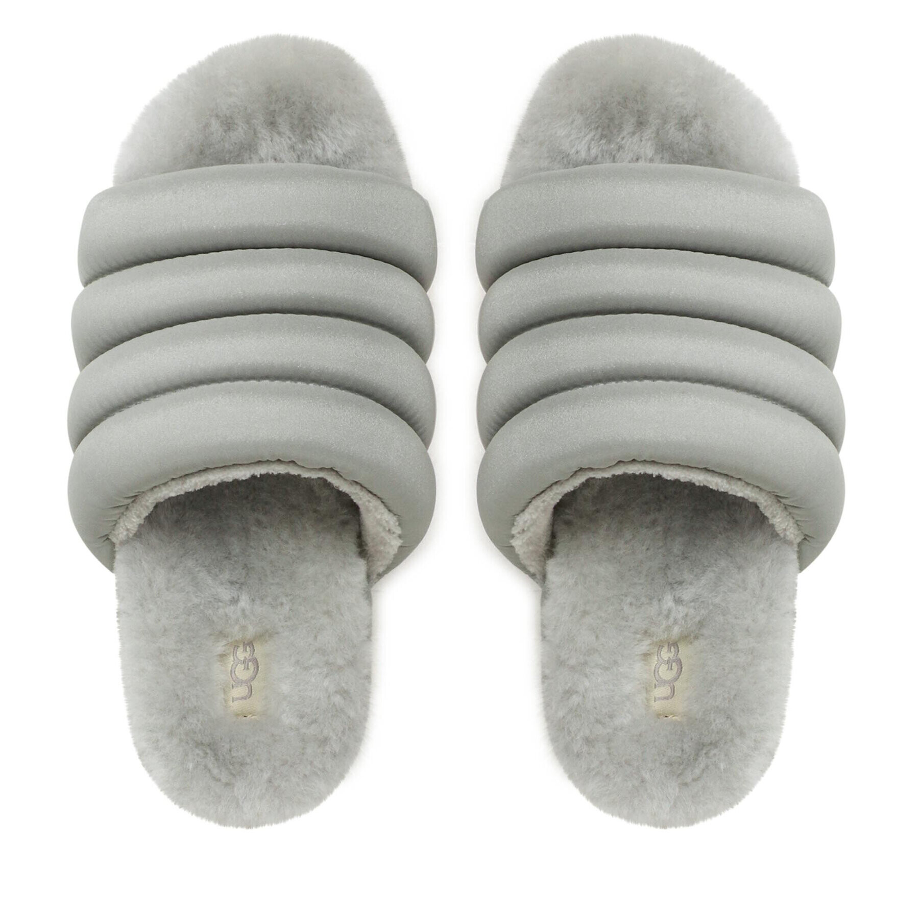 Ugg Șlapi W Maxi Slide 1126377 Gri - Pled.ro