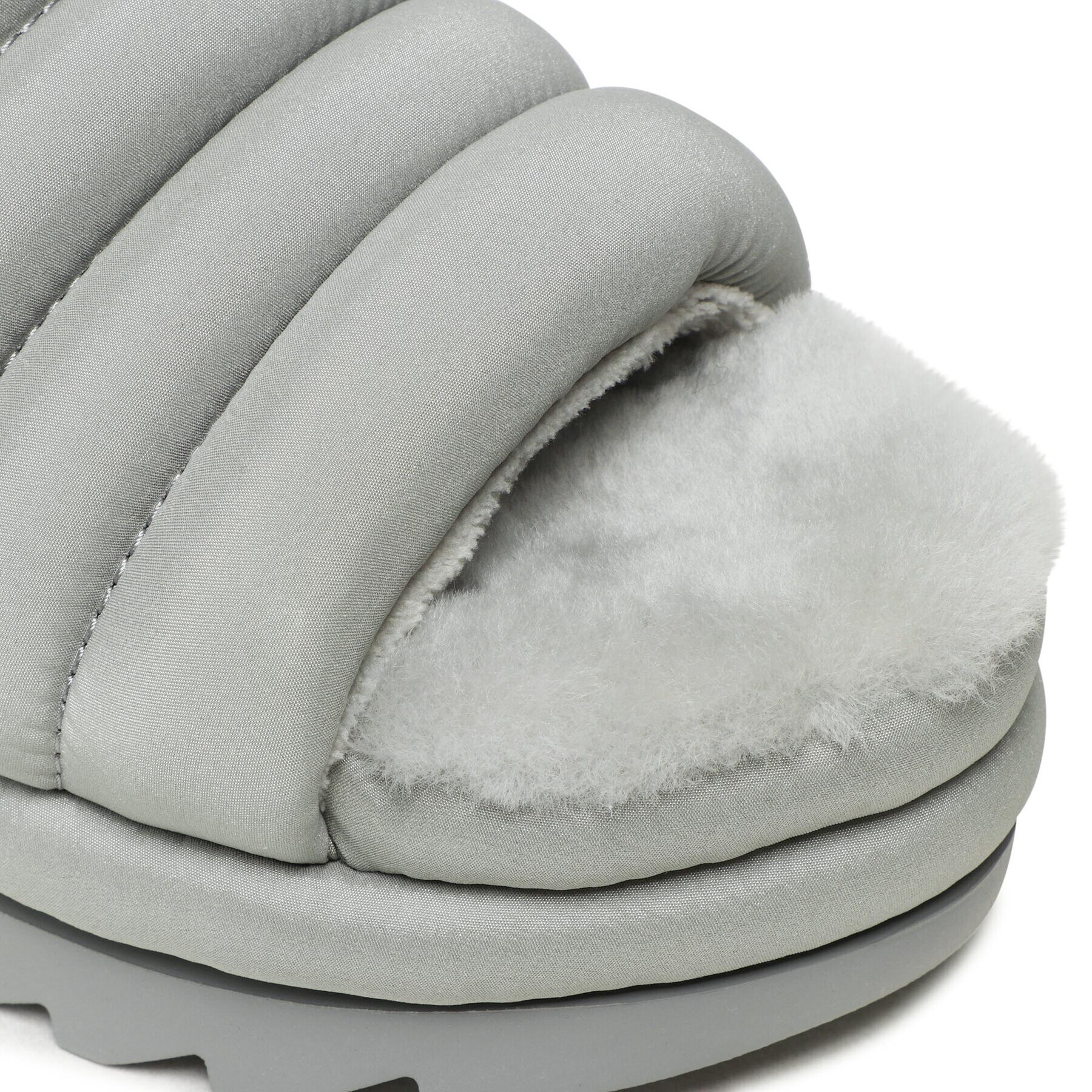 Ugg Șlapi W Maxi Slide 1126377 Gri - Pled.ro