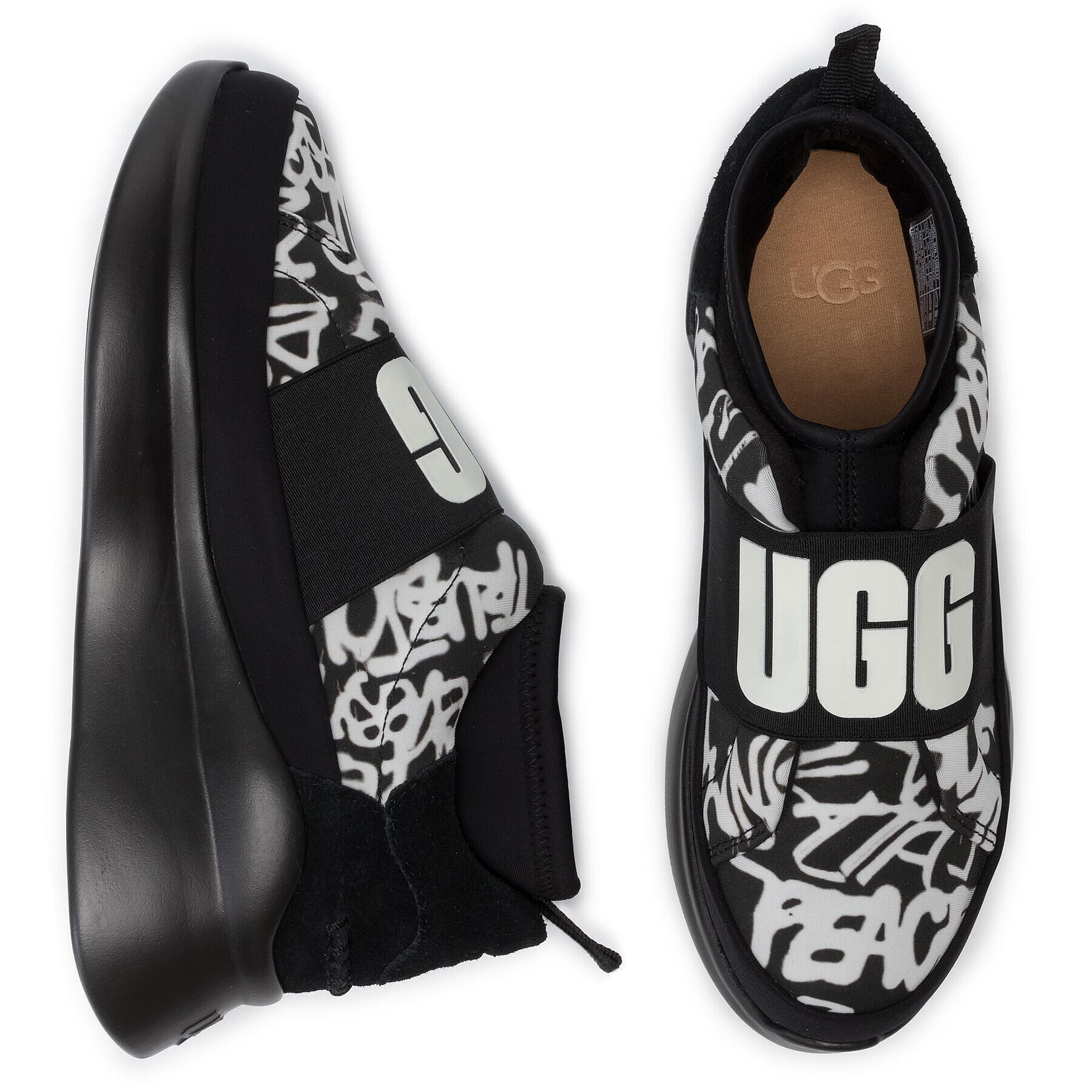 Ugg Sneakers W Neutra Sneaker Graffiti Pop 1106737 Negru - Pled.ro