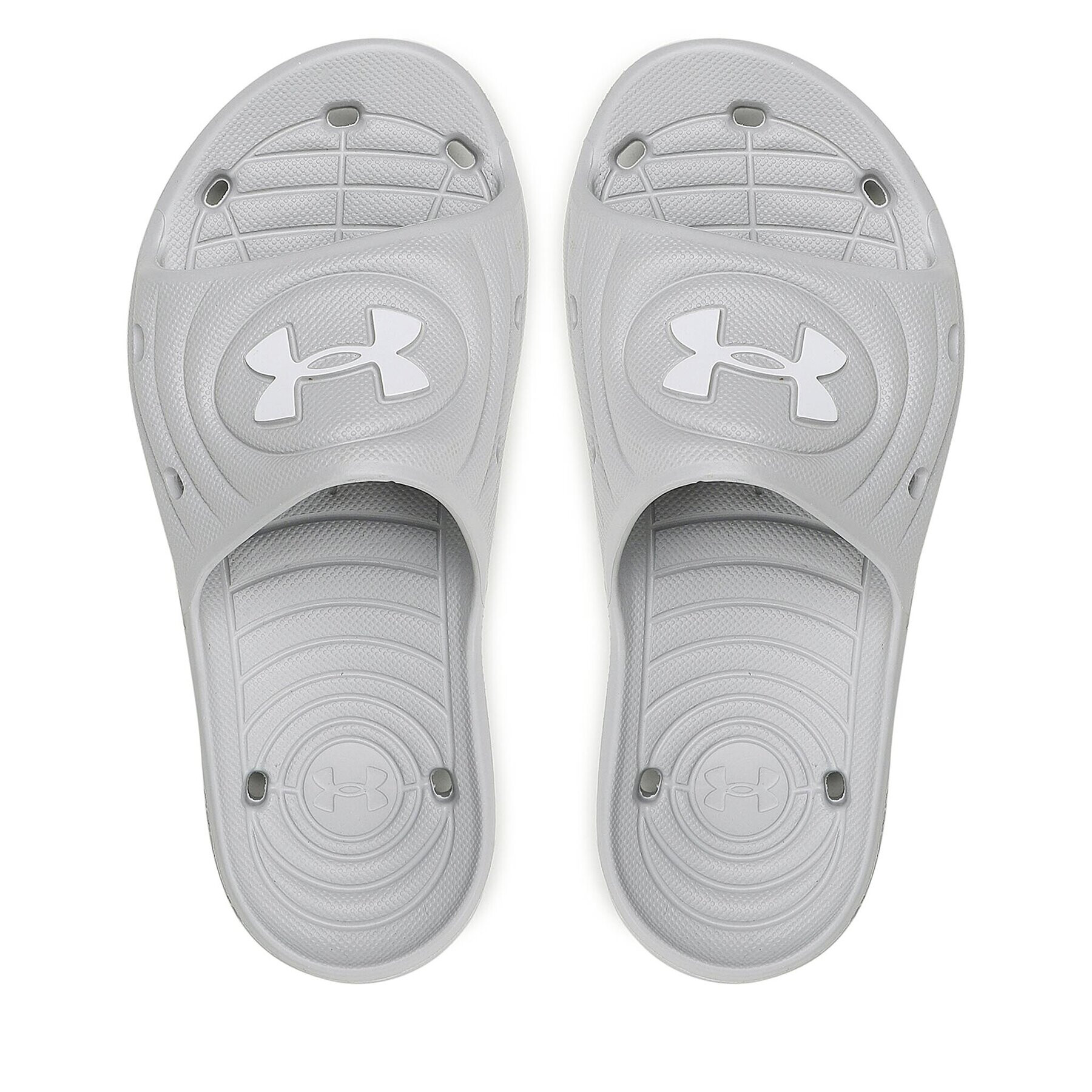 Under Armour Șlapi Ua B Locker IV Sl 3023787-100 Gri - Pled.ro