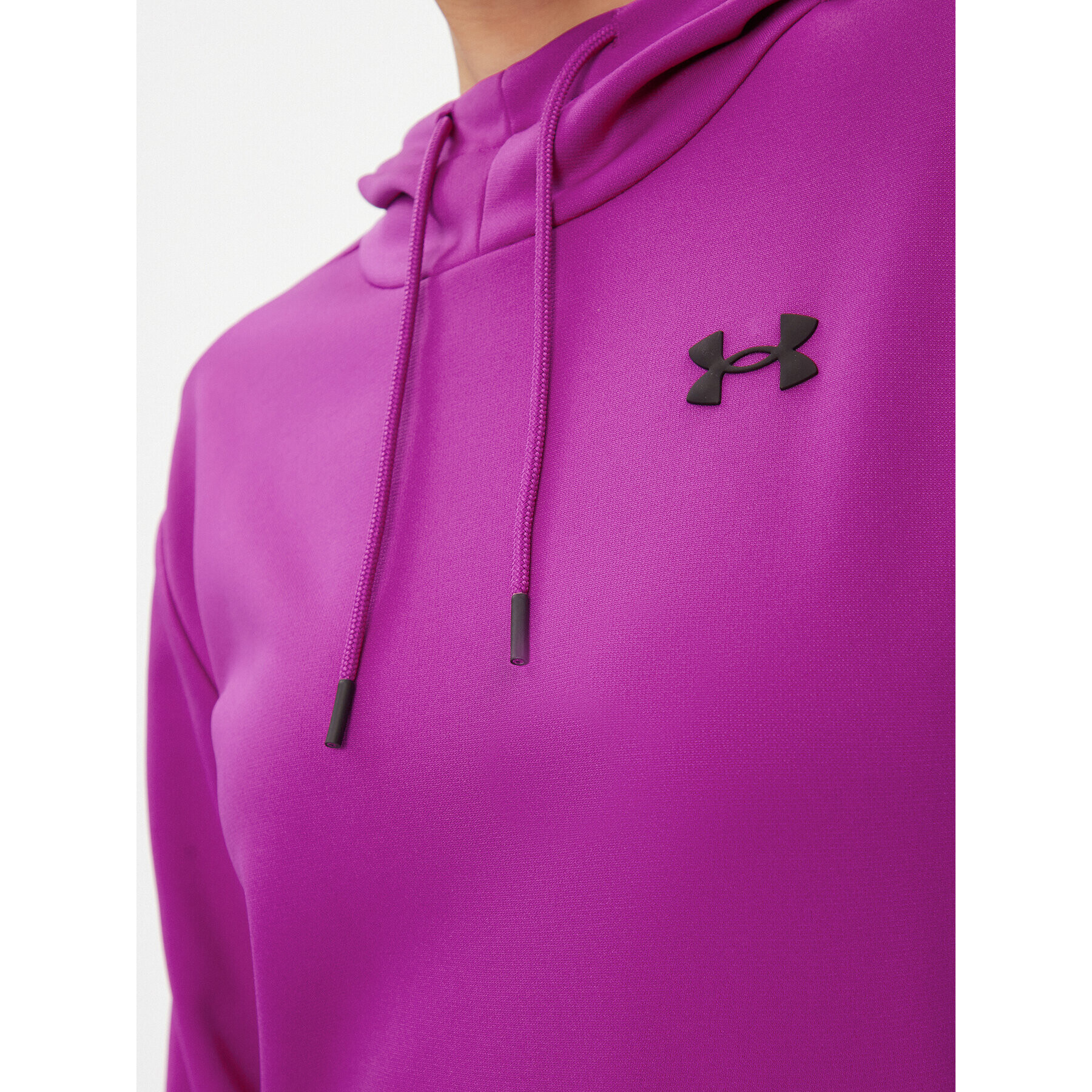 Under Armour Bluză Armour Fleece Hoodie 1373055 Roz Loose Fit - Pled.ro