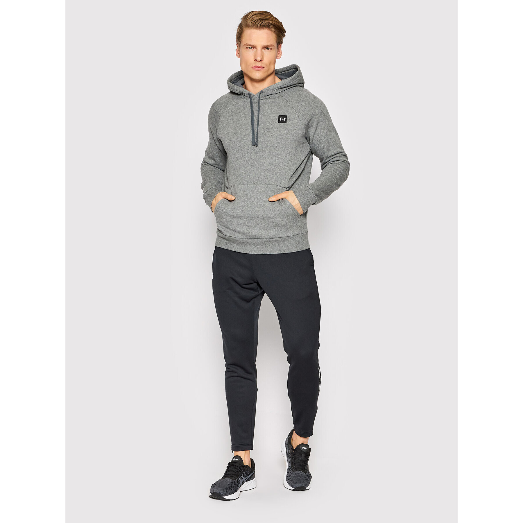 Under Armour Bluză Rival 1357092 Gri Loose Fit - Pled.ro