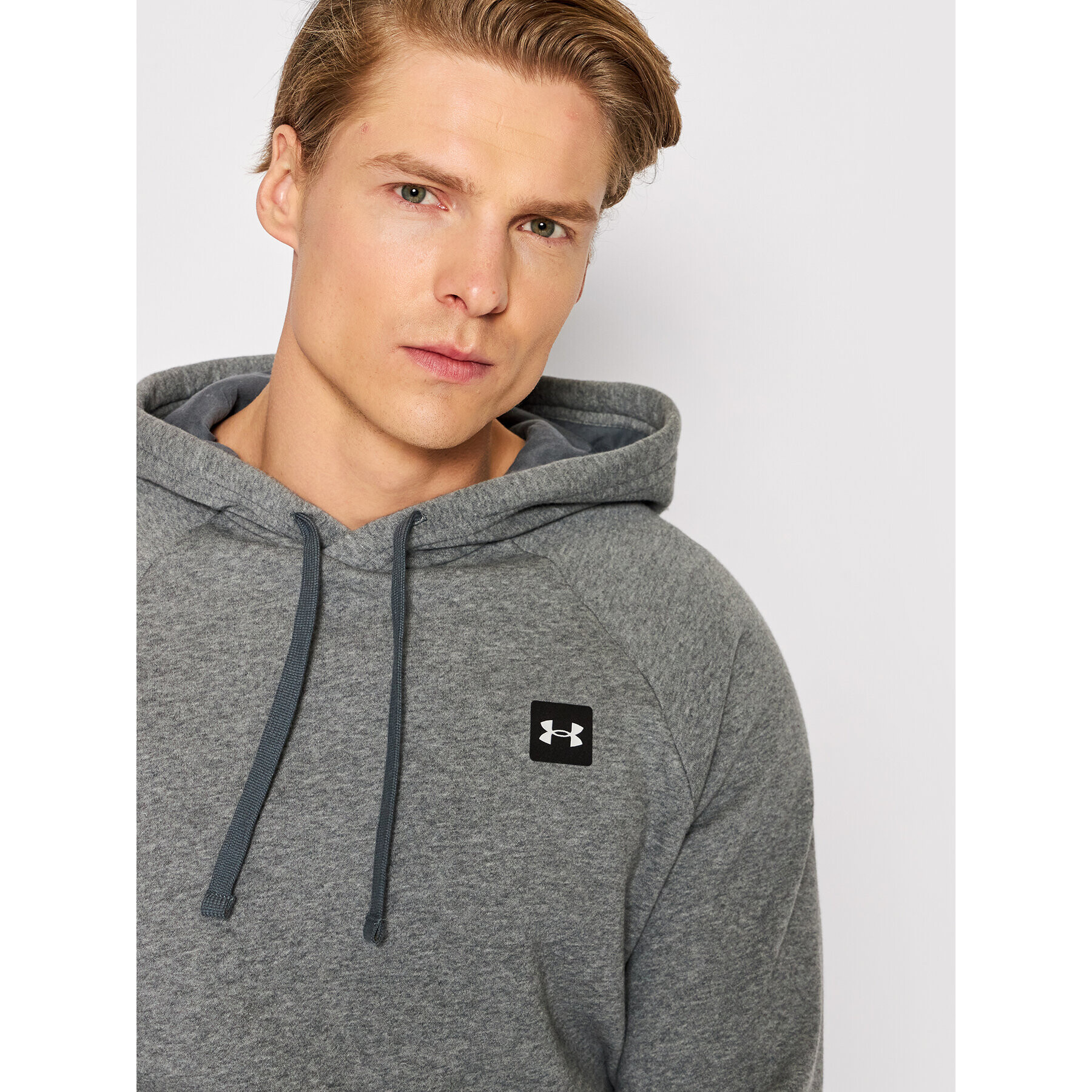 Under Armour Bluză Rival 1357092 Gri Loose Fit - Pled.ro