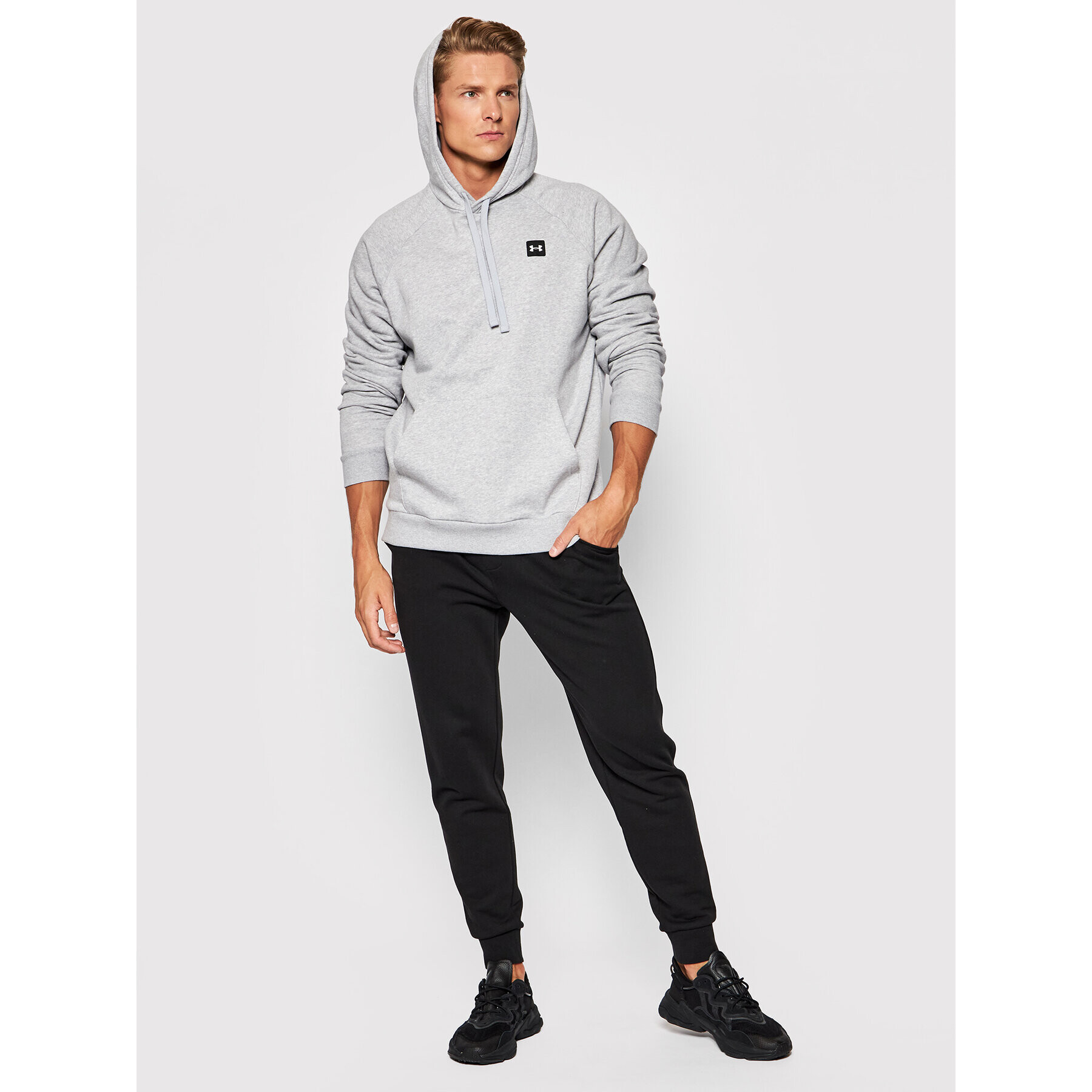 Under Armour Bluză Ua Rival 1357092 Gri Loose Fit - Pled.ro