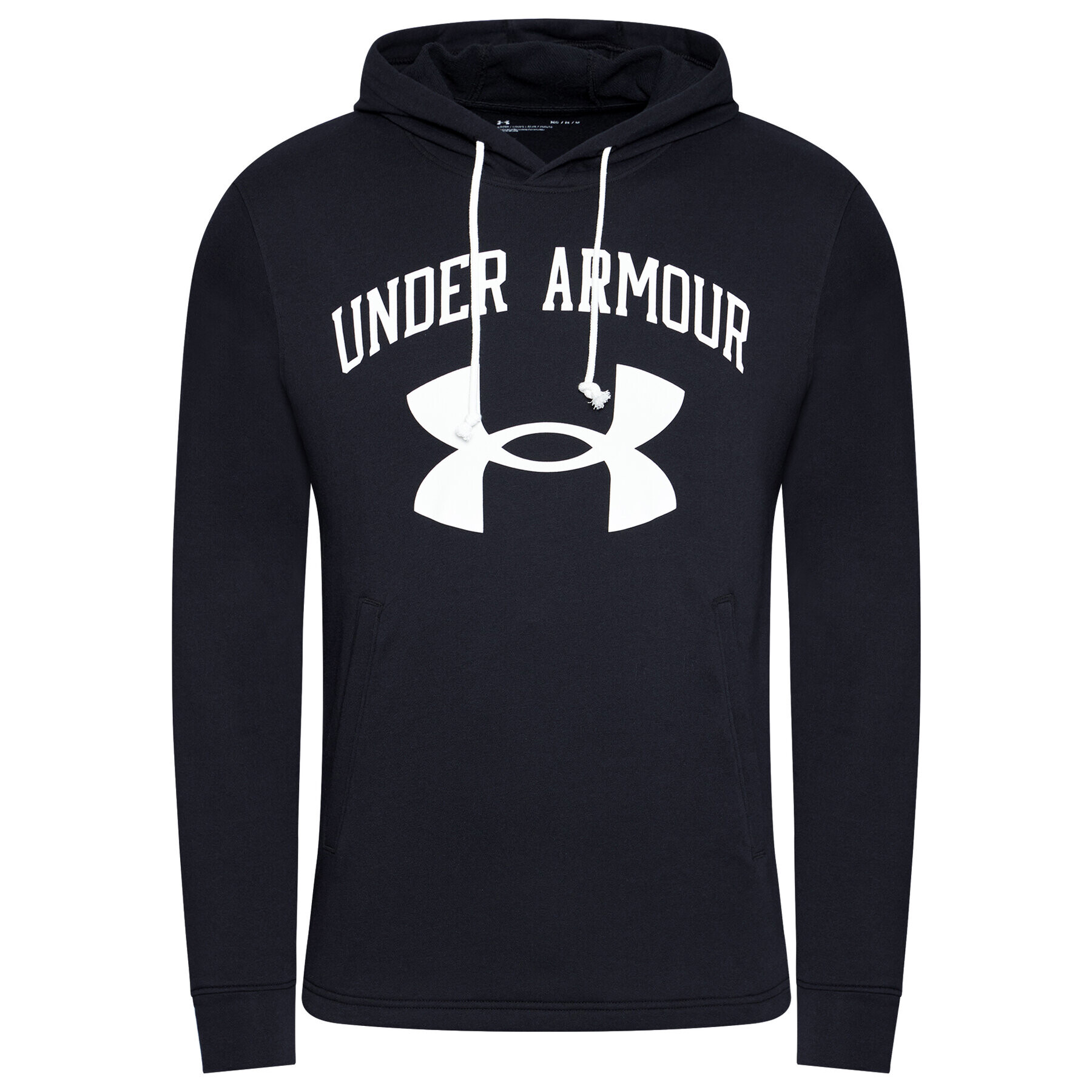 Under Armour Bluză Rival Terry Big Logo 1361559 Negru Loose Fit - Pled.ro