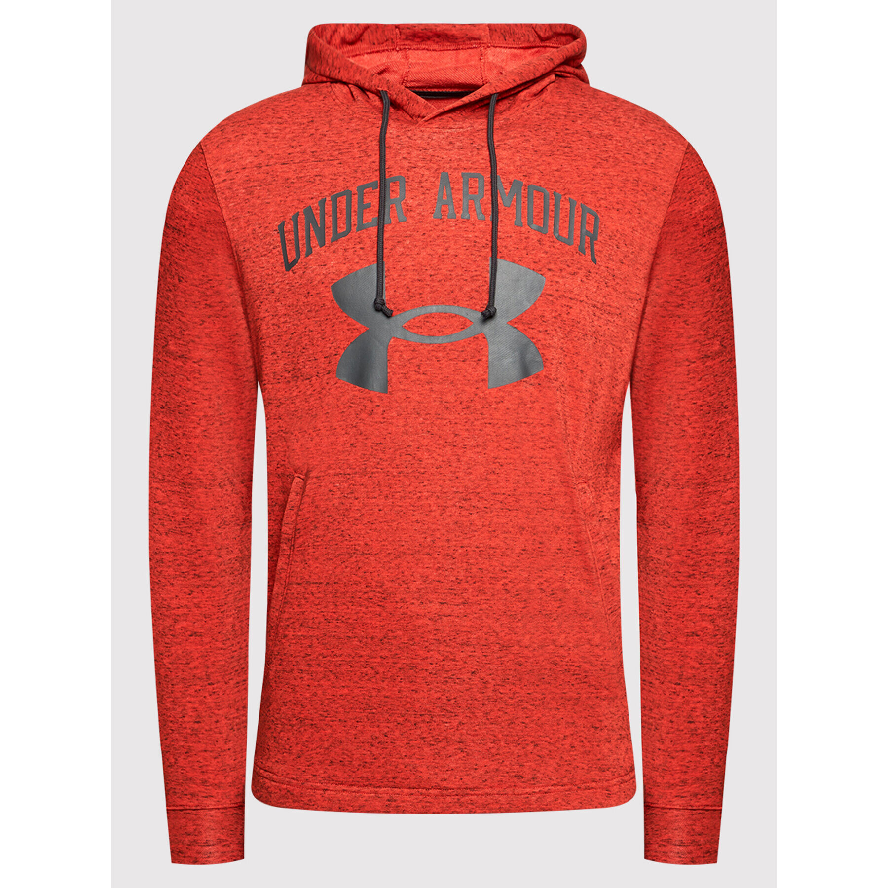 Under Armour Bluză Rival Terry Big Logo 1361559 Portocaliu Loose Fit - Pled.ro