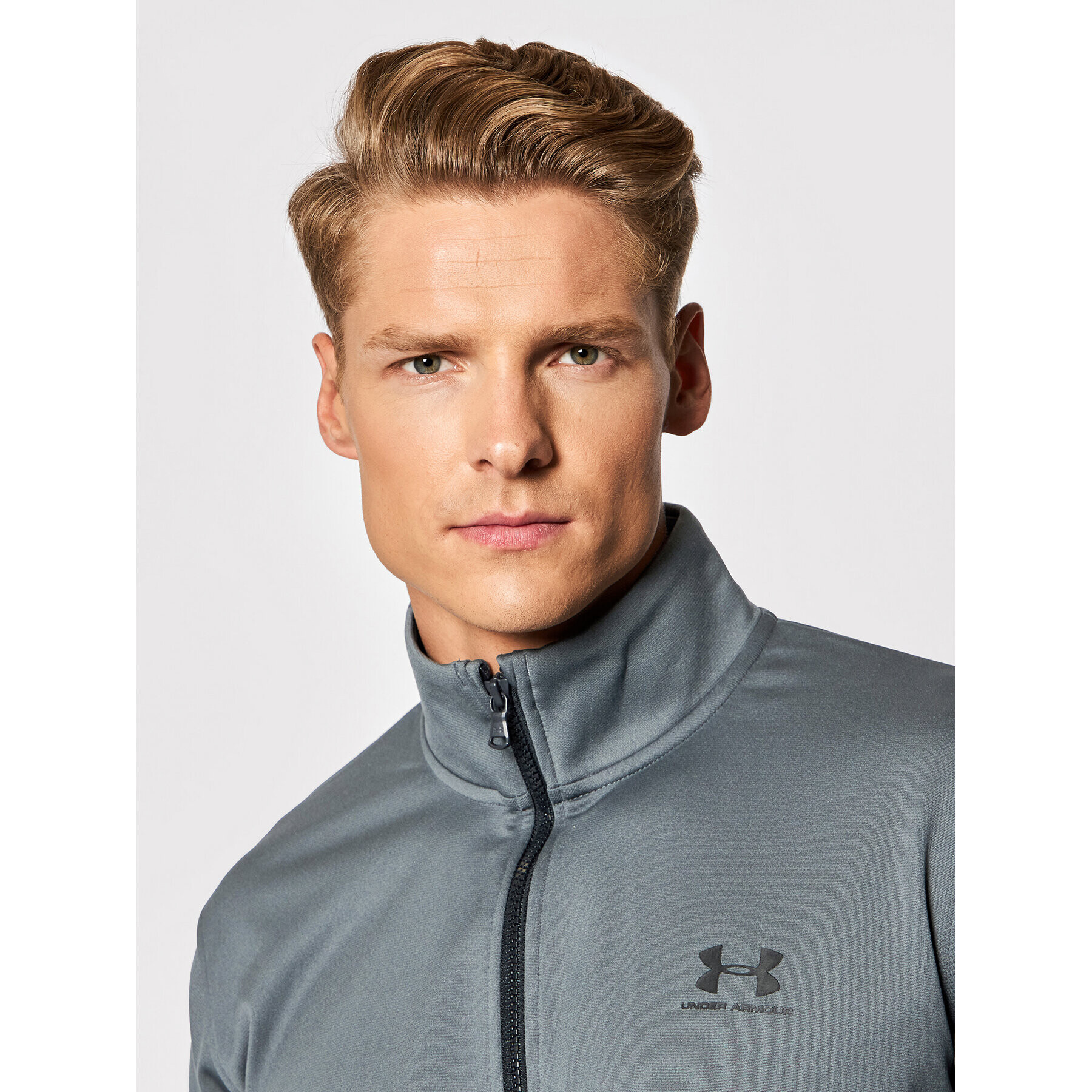 Under Armour Bluză Sportstyle Tricot 1329293 Gri Loose Fit - Pled.ro