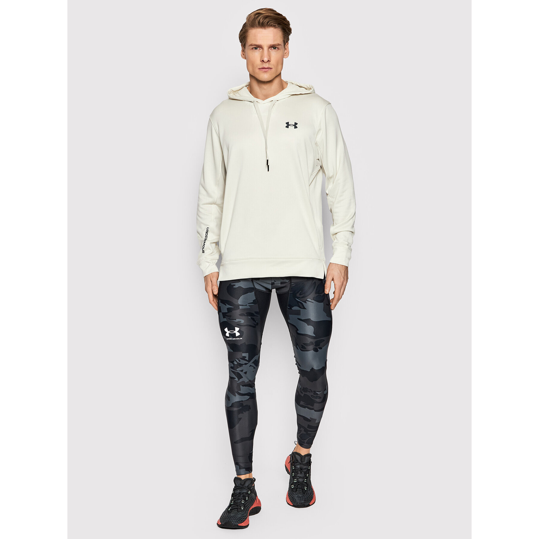 Under Armour Bluză Terry 1366259 Bej Regular Fit - Pled.ro