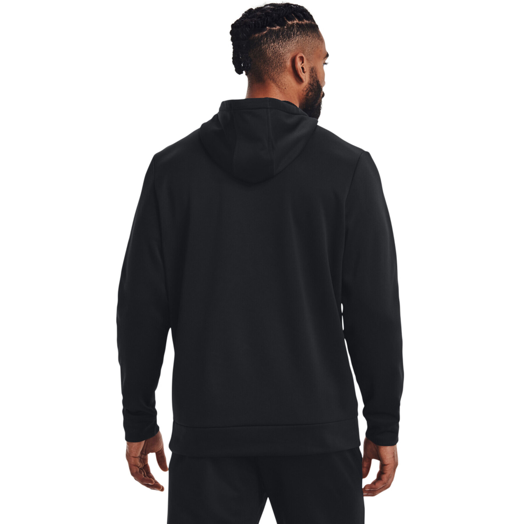 Under Armour Bluză UA Armour Fleece Hoodie 1373353 Negru Regular Fit - Pled.ro