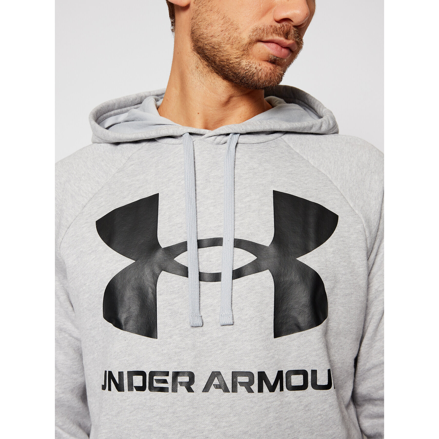 Under Armour Bluză Ua Rival 1357093 Gri Regular Fit - Pled.ro