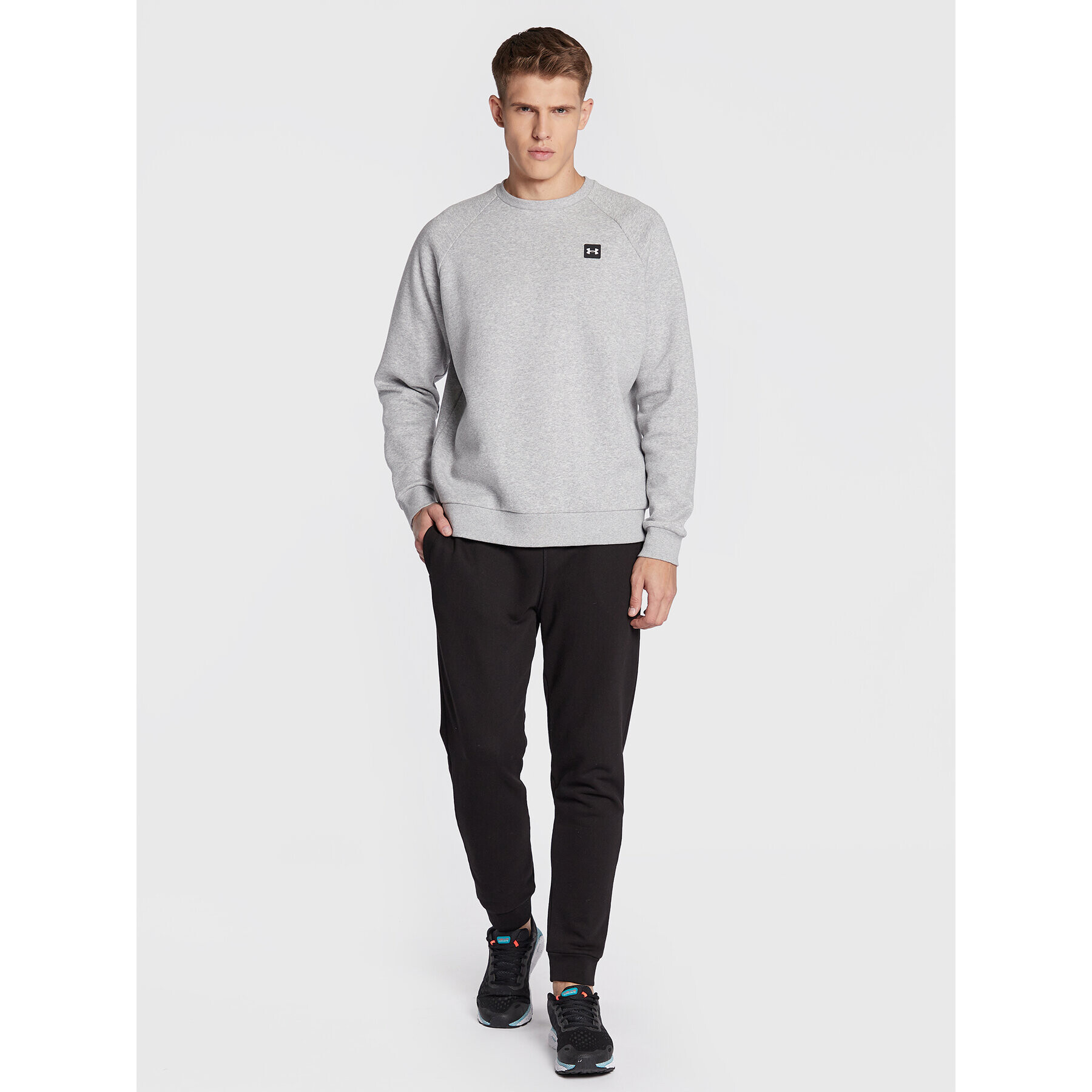 Under Armour Bluză Ua Rival 1357096 Gri Loose Fit - Pled.ro