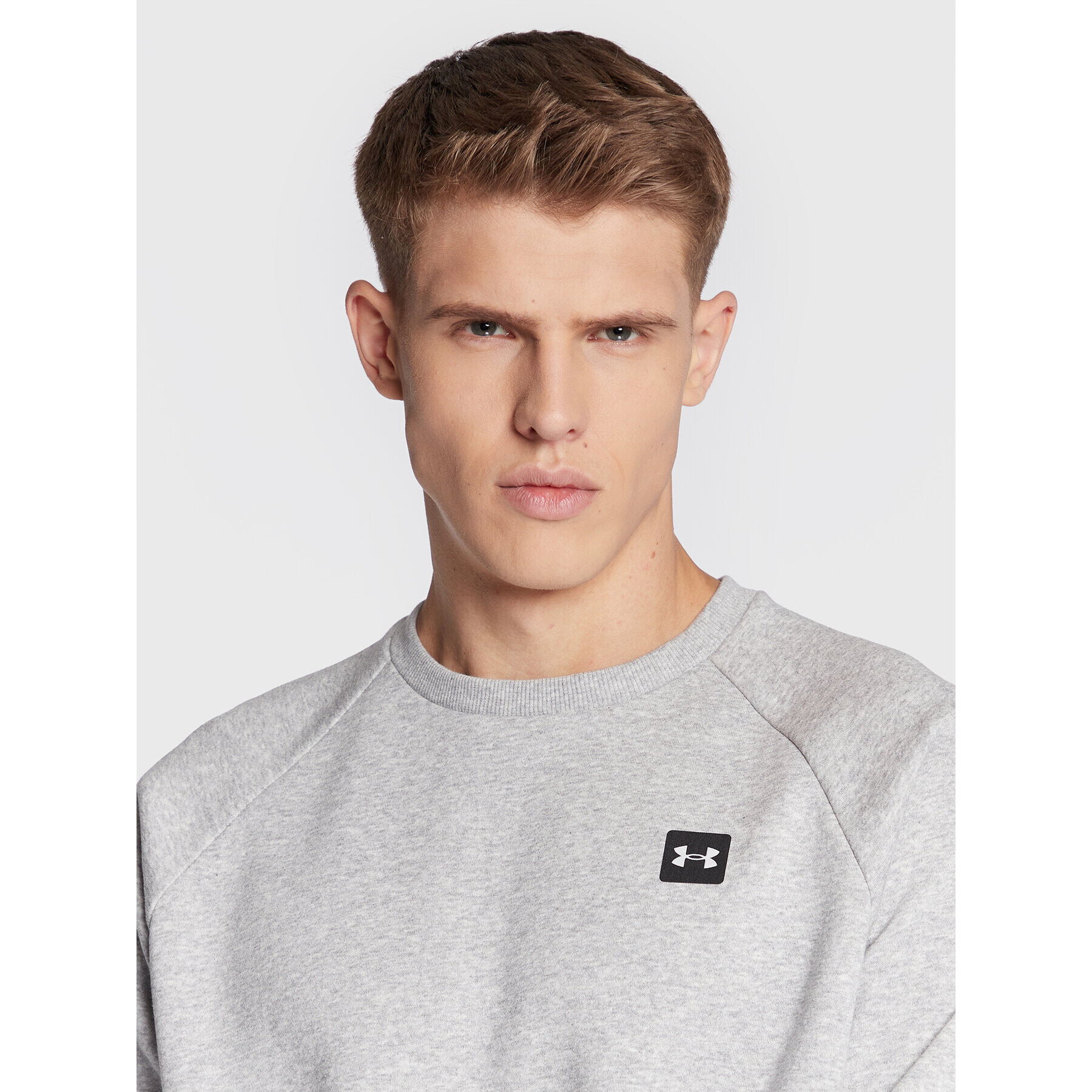 Under Armour Bluză Ua Rival 1357096 Gri Loose Fit - Pled.ro