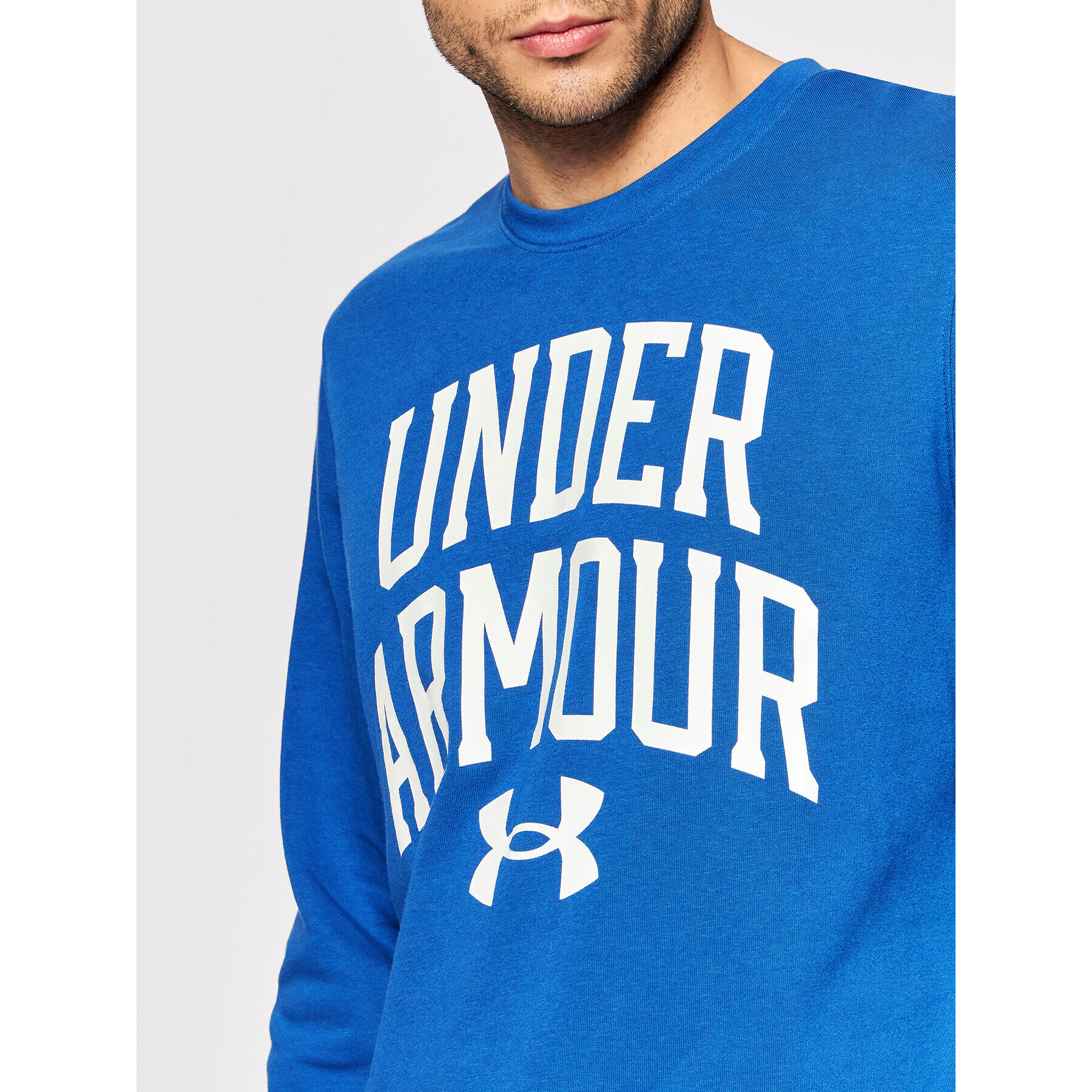 Under Armour Bluză Ua Rival 1361561 Albastru Loose Fit - Pled.ro