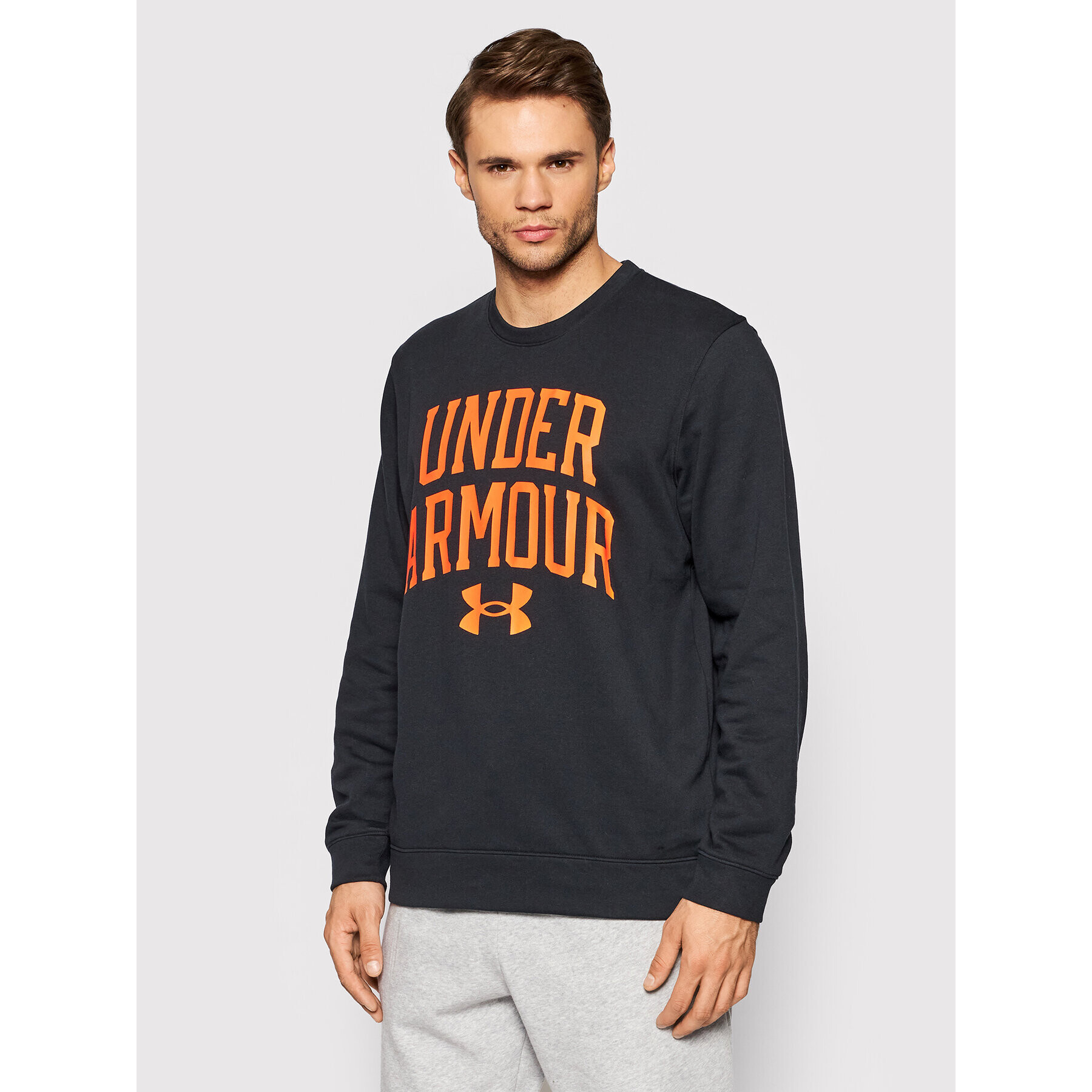 Under Armour Bluză Ua Rival 1361561 Negru Loose Fit - Pled.ro