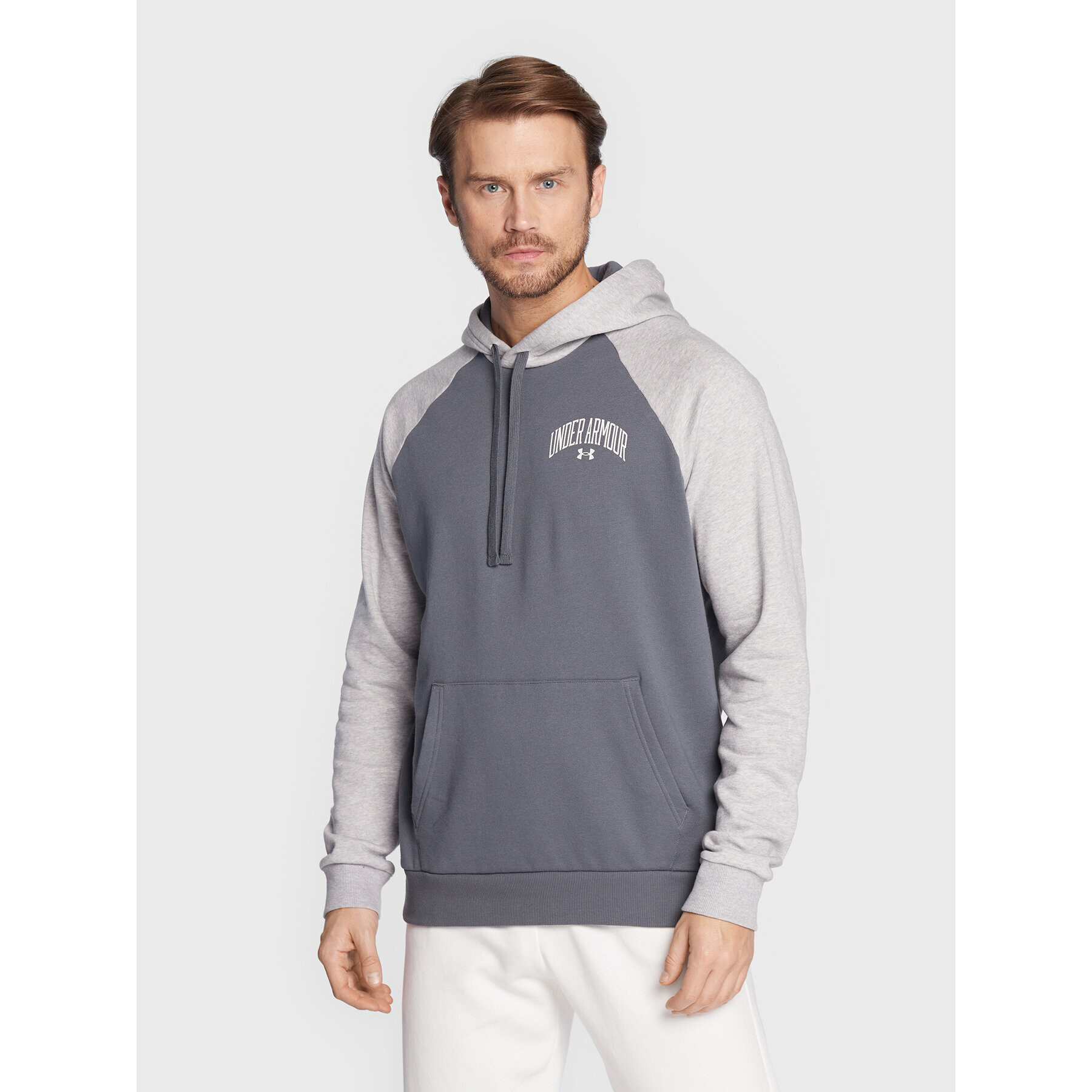 Under Armour Bluză Ua Rival 1373363 Gri Loose Fit - Pled.ro