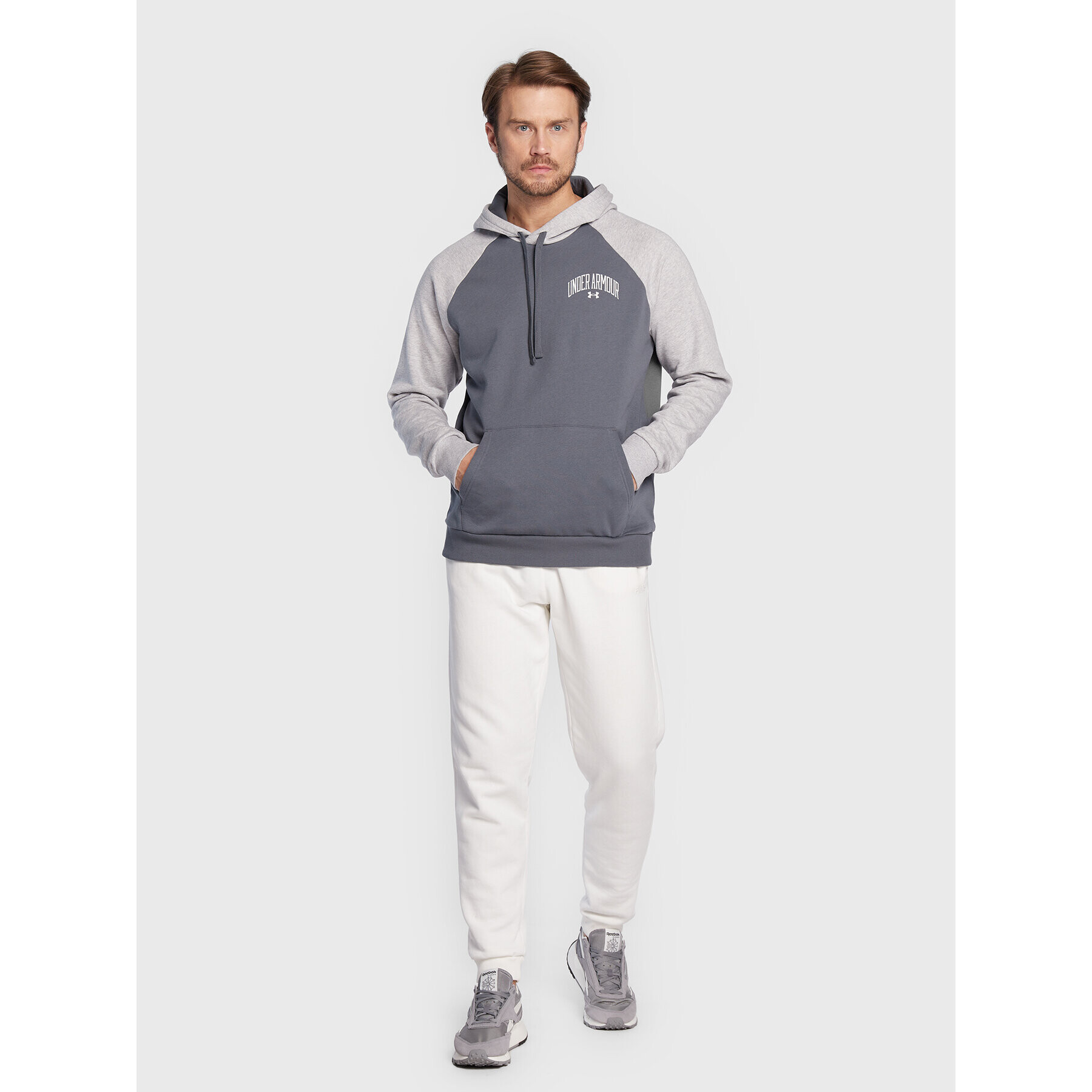 Under Armour Bluză Ua Rival 1373363 Gri Loose Fit - Pled.ro