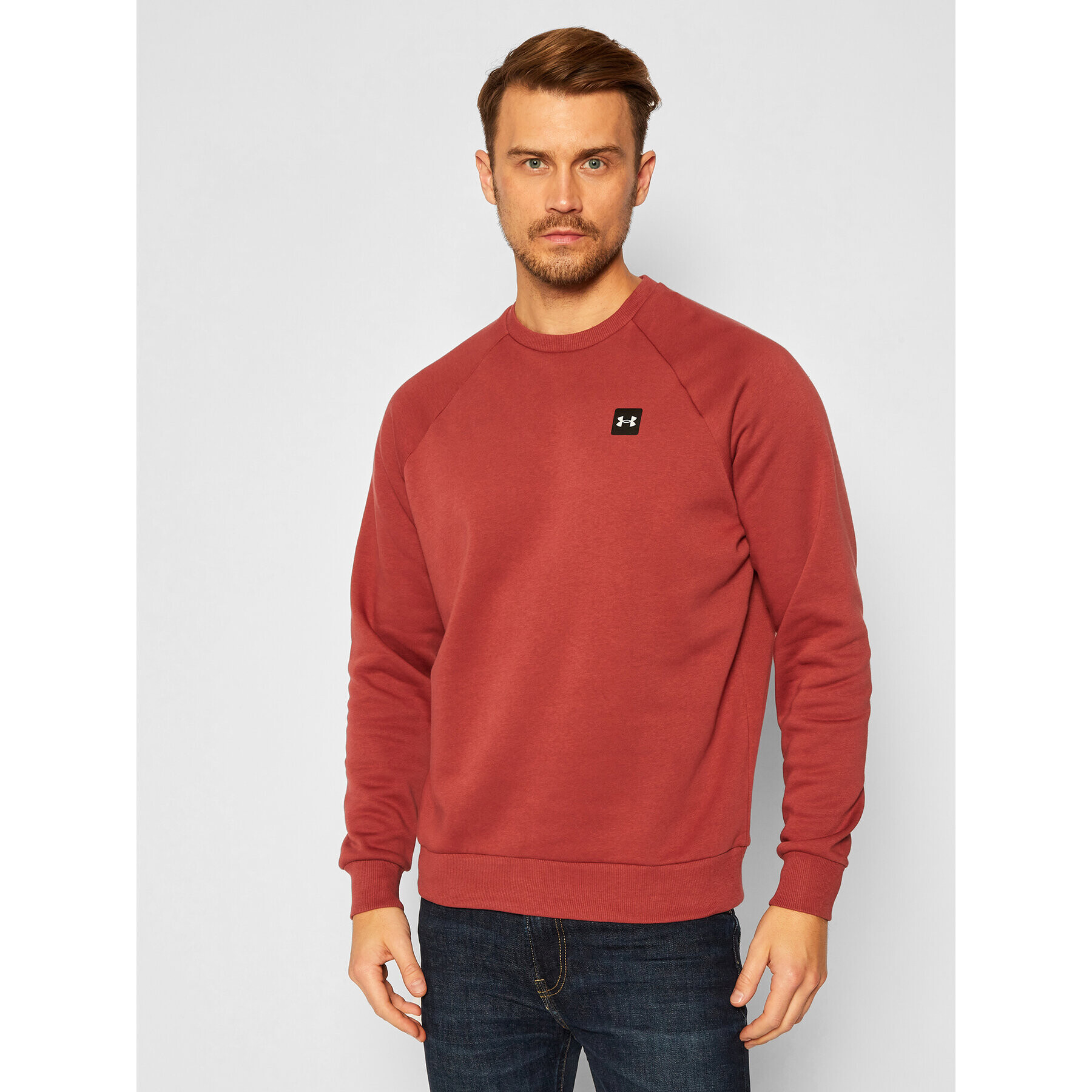 Under Armour Bluză Ua Rival Fleece 1357096 Maro Loose Fit - Pled.ro