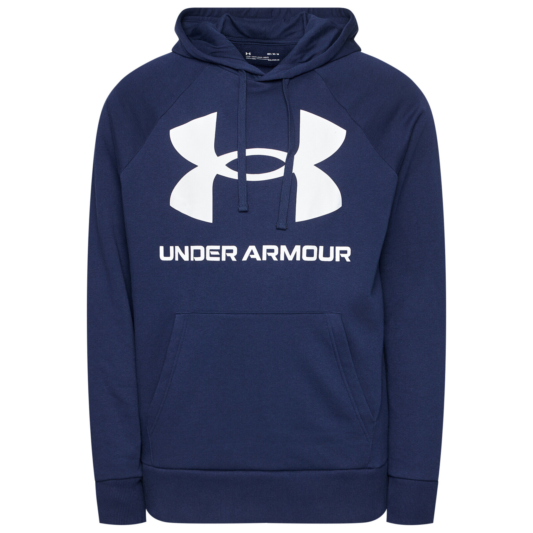 Under Armour Bluză Ua Rival Fleece Big Logo 1357093 Bleumarin Loose Fit - Pled.ro