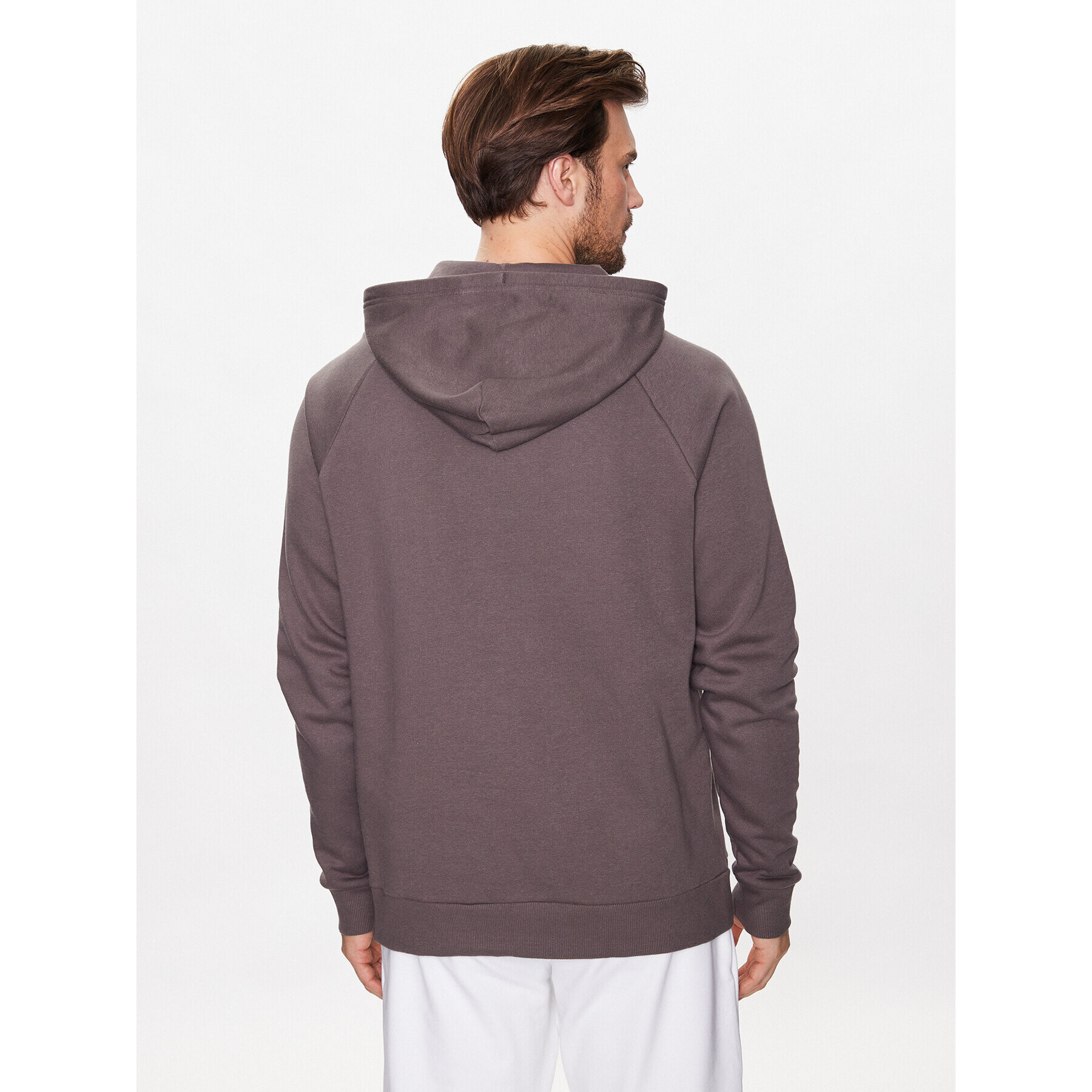 Under Armour Bluză Ua Rival Fleece Big Logo 1357093 Maro Loose Fit - Pled.ro