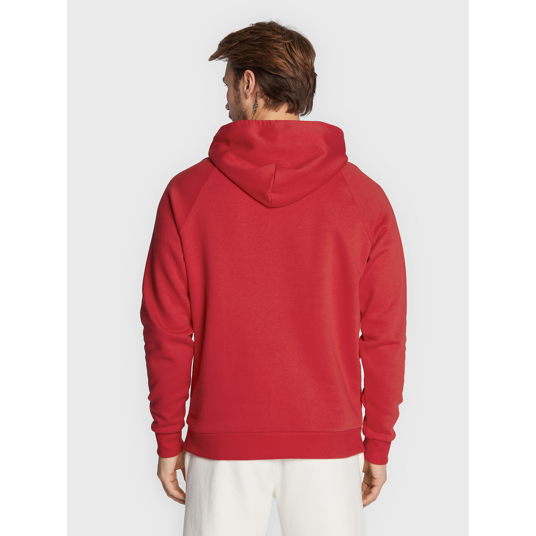 Under Armour Bluză Ua Rival Fleece Big Logo 1357093 Roșu Loose Fit - Pled.ro