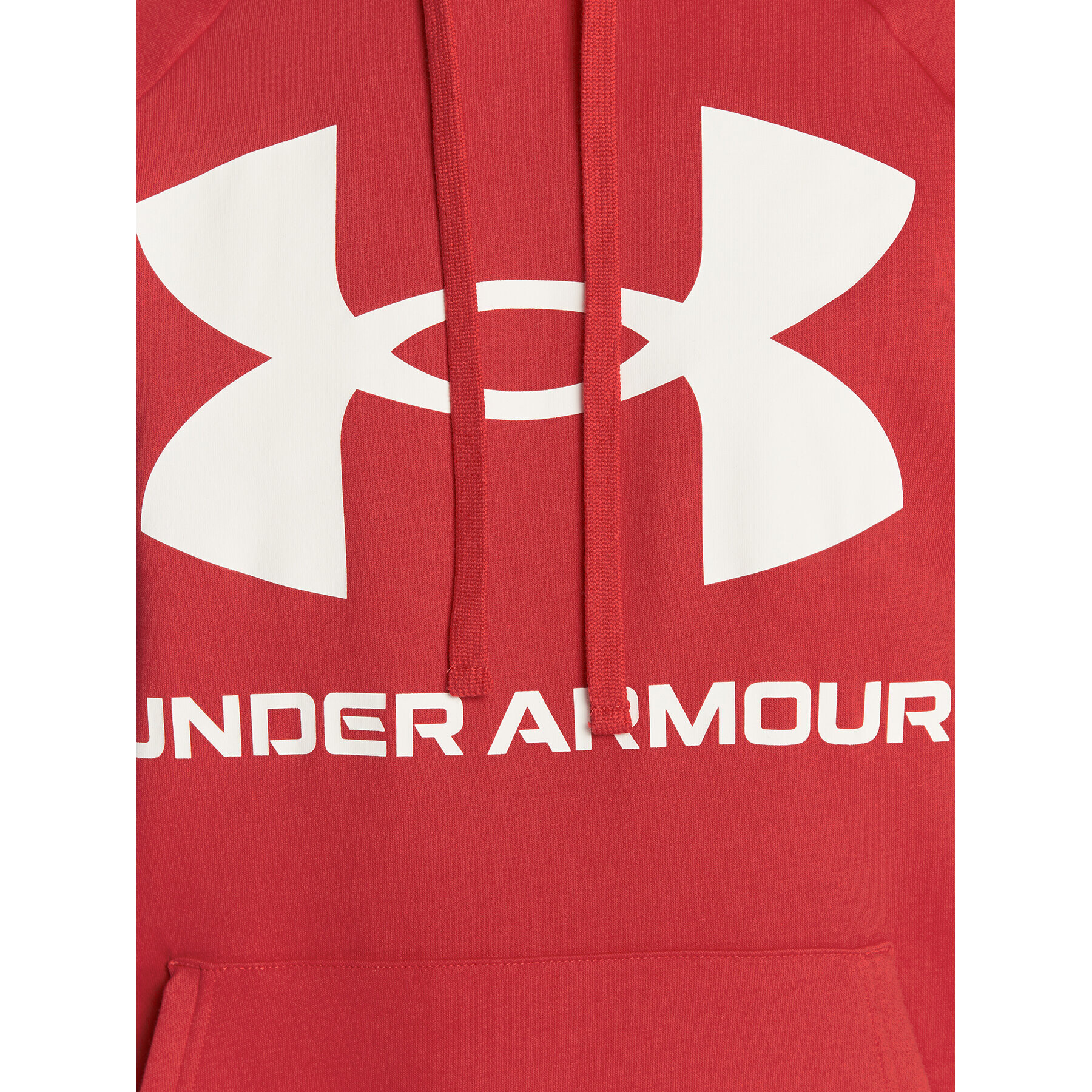 Under Armour Bluză Ua Rival Fleece Big Logo 1357093 Roșu Loose Fit - Pled.ro