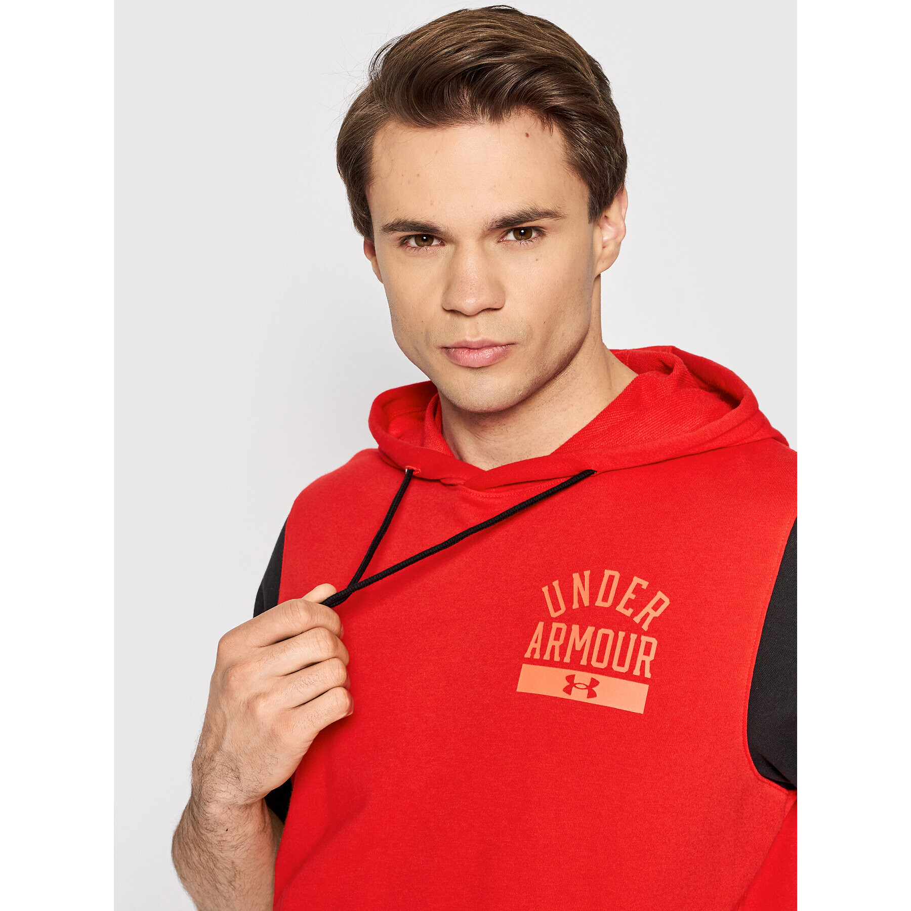 Under Armour Bluză Ua Rival Fleece Big Logo 1370398 Roșu Regular Fit - Pled.ro