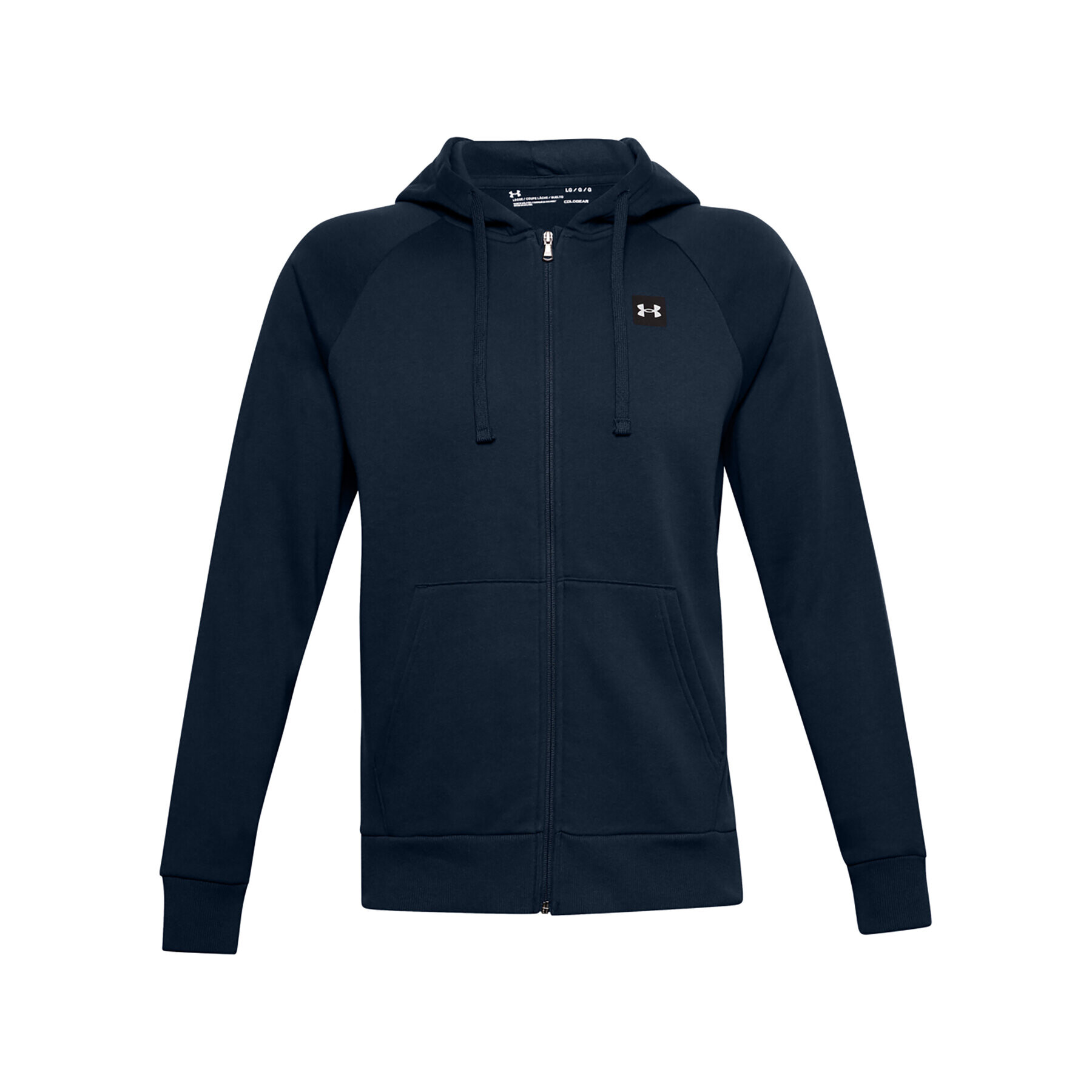 Under Armour Bluză UA Rival Fleece FZ Hoodie 1357111 Bleumarin Regular Fit - Pled.ro