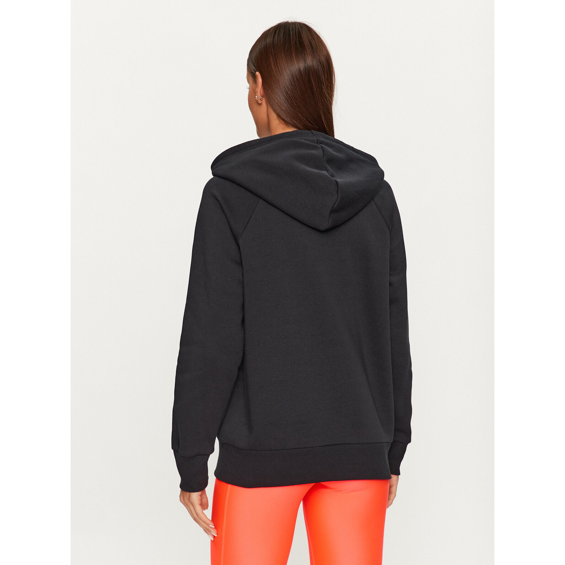 Under Armour Bluză Ua Rival Fleece Fz Hoodie 1379497 Negru Loose Fit - Pled.ro