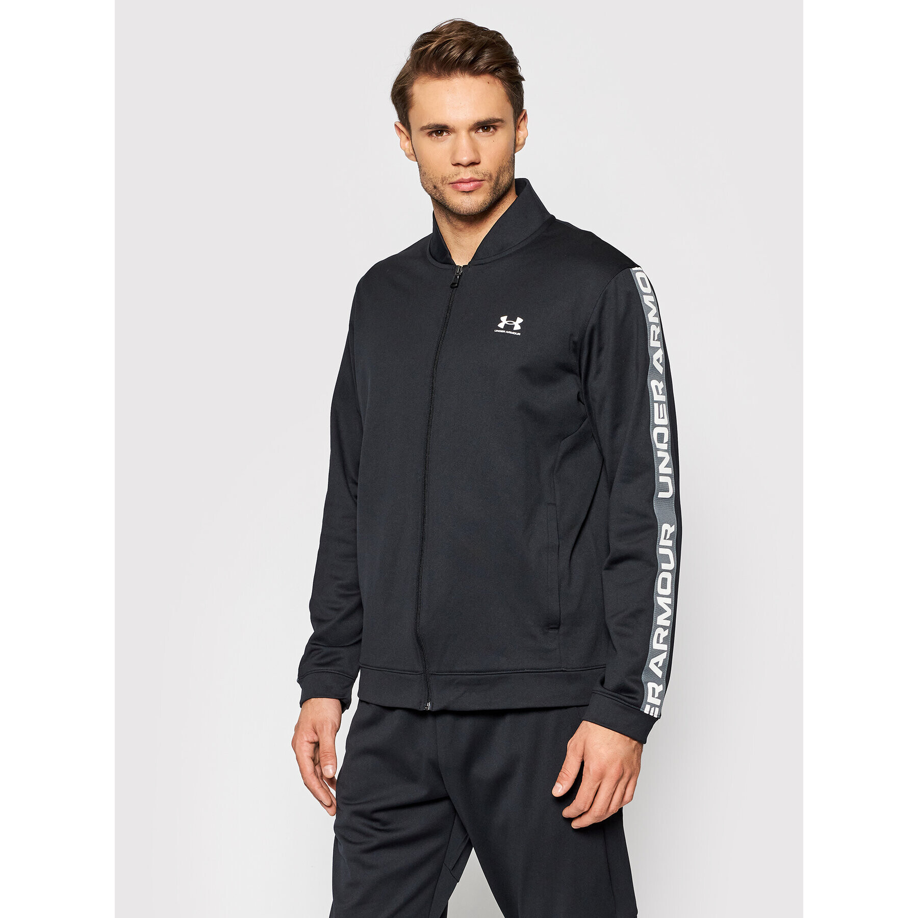 Under Armour Bluză Ua Tricot Fashion 1366208 Negru Relaxed Fit - Pled.ro