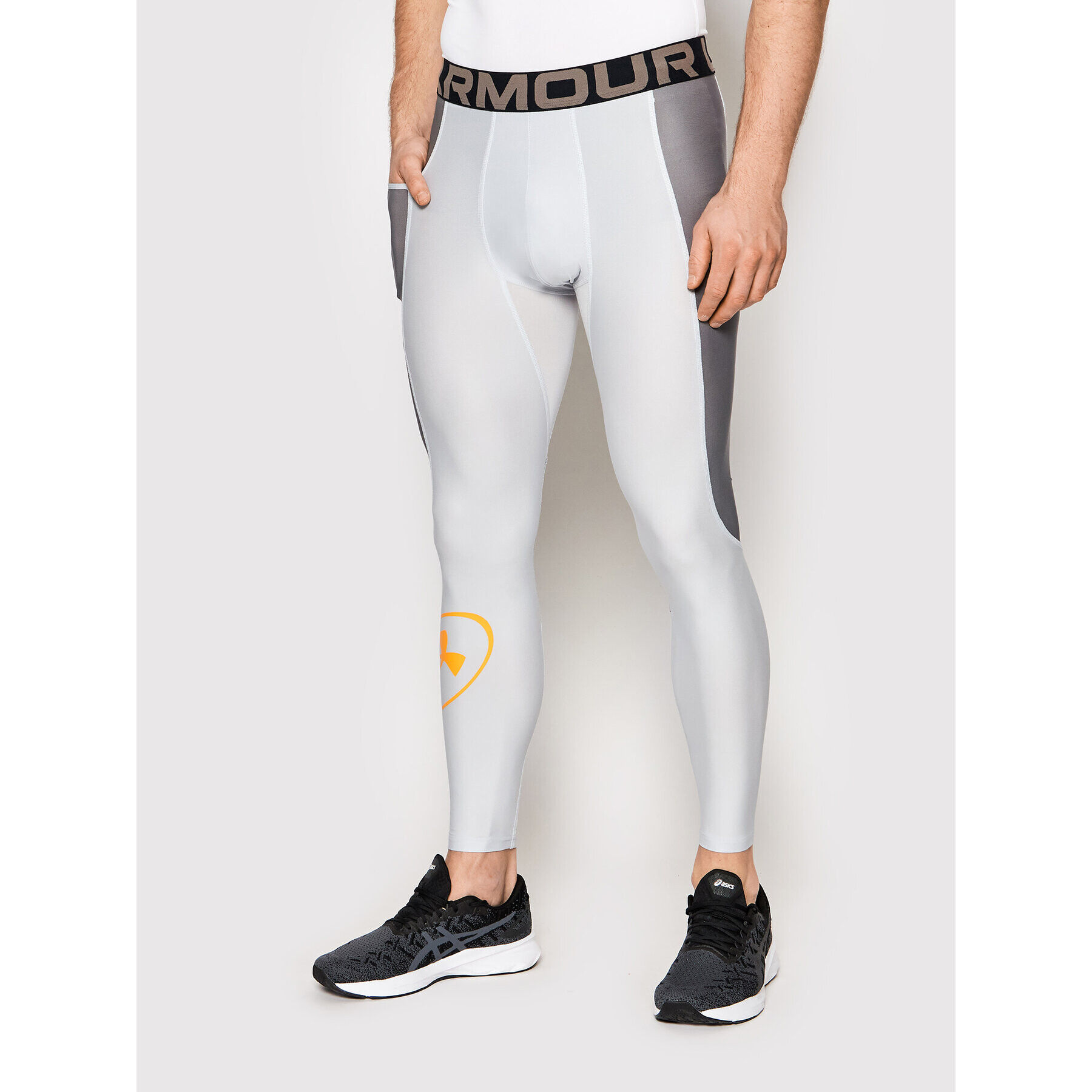 Under Armour Colanți Ua Evolution Train 1366423 Gri Compression Fit - Pled.ro