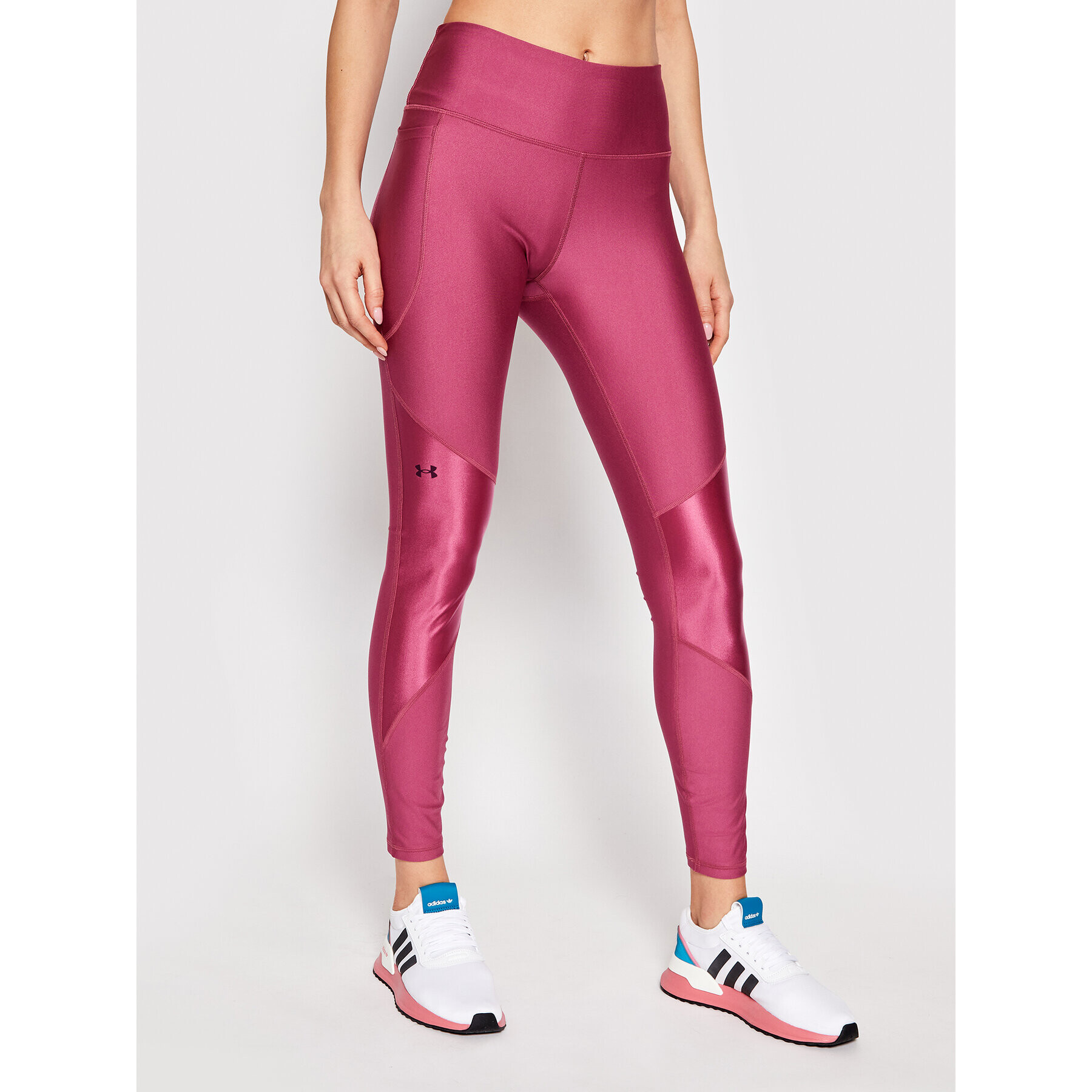 Under Armour Colanți Ua HeatGear® Armour No-Slip 1365352 Violet Compression Fit - Pled.ro