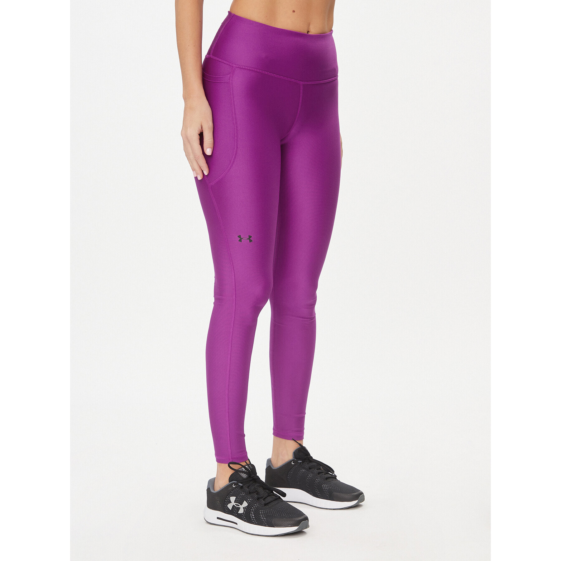 Under Armour Colanți Armour Hirise Leg 1365336 Roz Compression Fit - Pled.ro