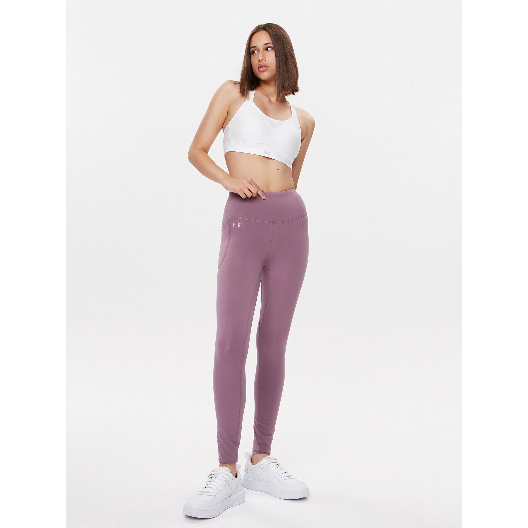 Under Armour Colanți Motion Legging 1361109 Violet Fitted Fit - Pled.ro