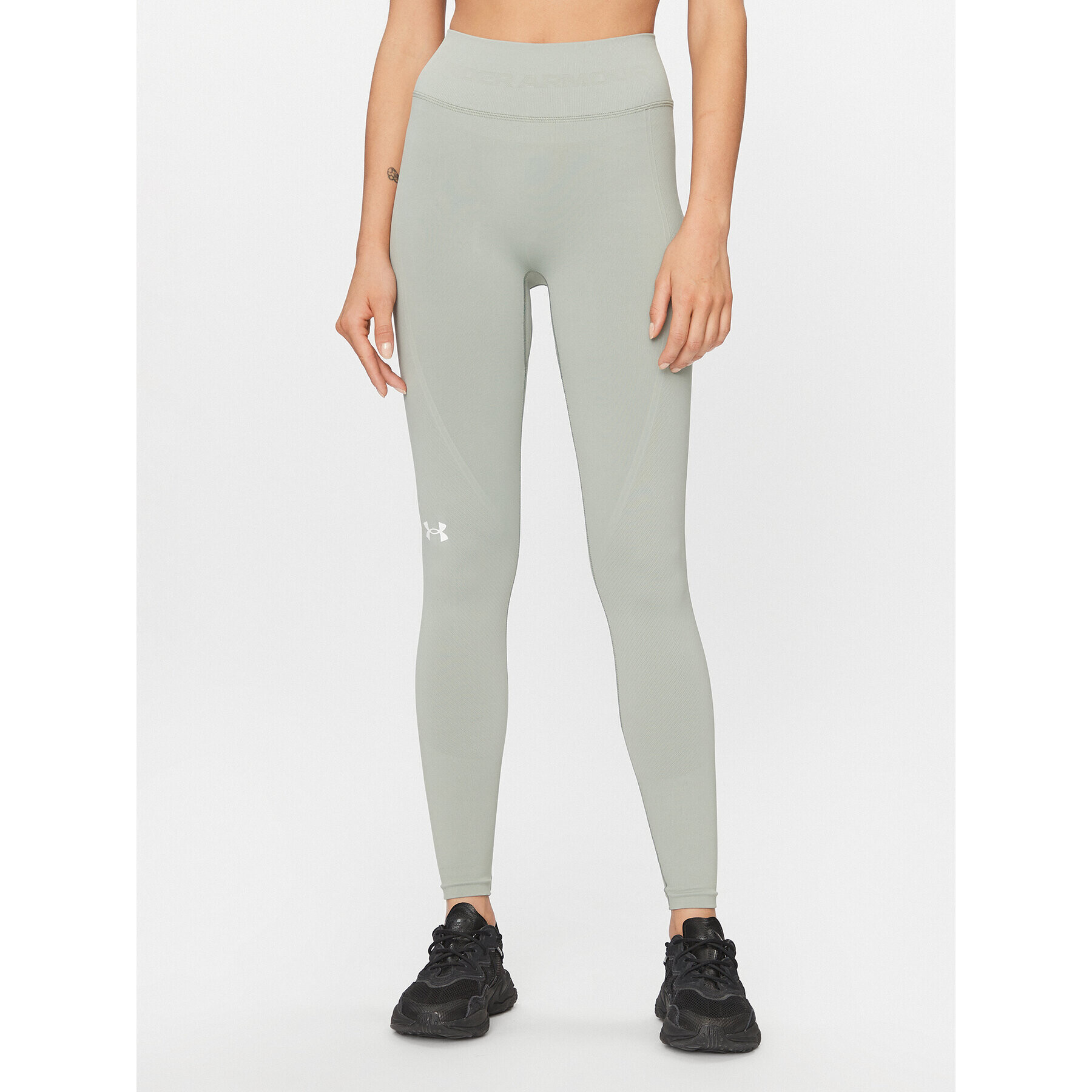 Under Armour Colanți Ua Train Seamless Legging 1381662 Verde Compression Fit - Pled.ro