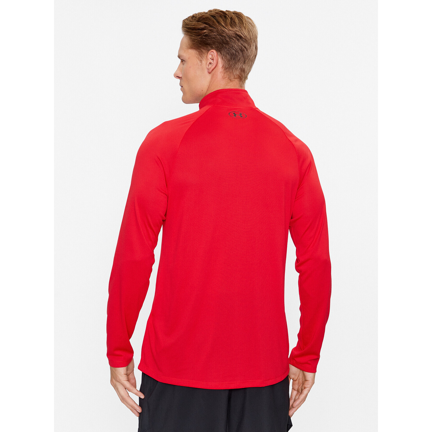 Under Armour Longsleeve Ua Tech 2.0 1/2 Zip 1328495 Roșu Loose Fit - Pled.ro