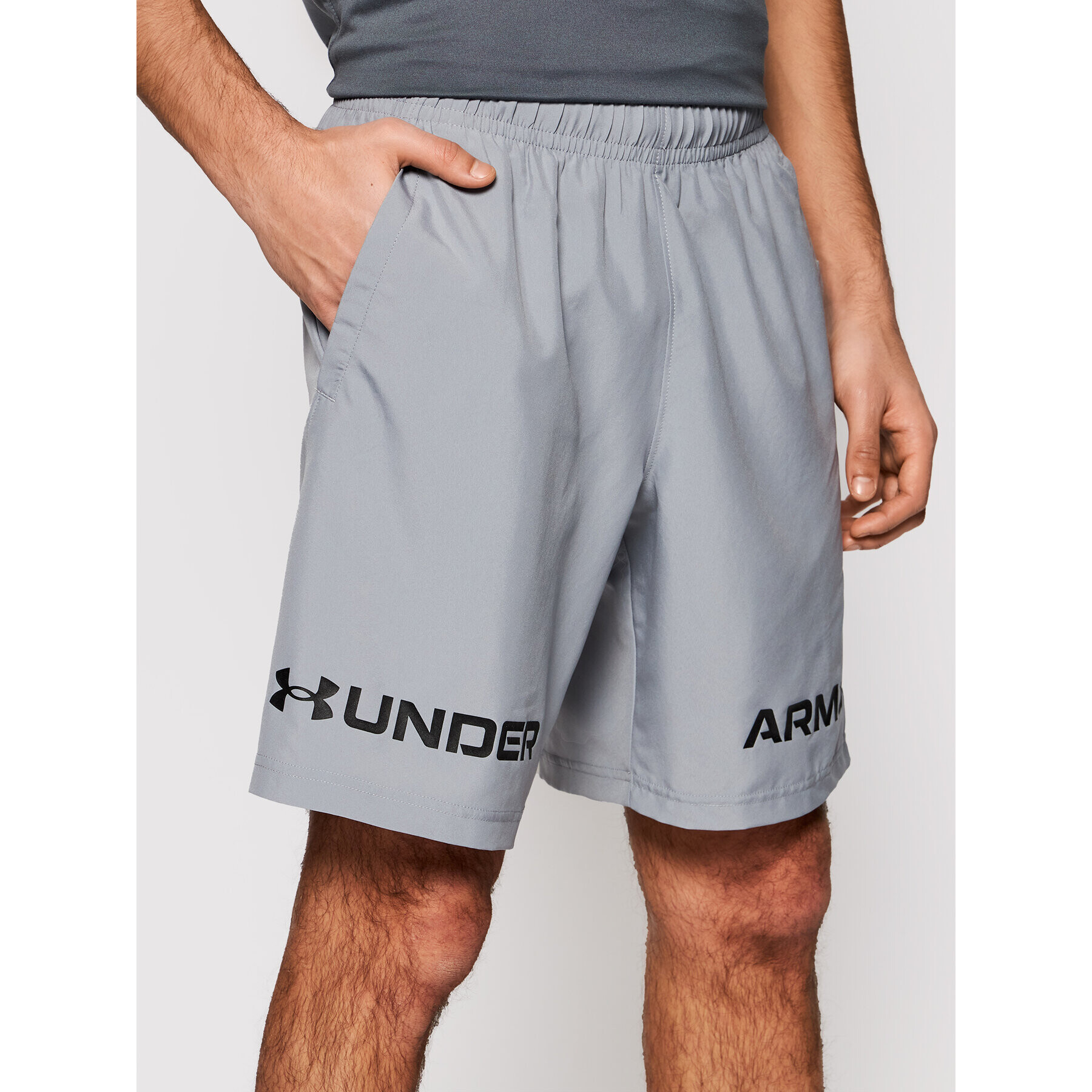 Under Armour Pantaloni scurți sport Graphic 1361433 Gri Loose Fit - Pled.ro