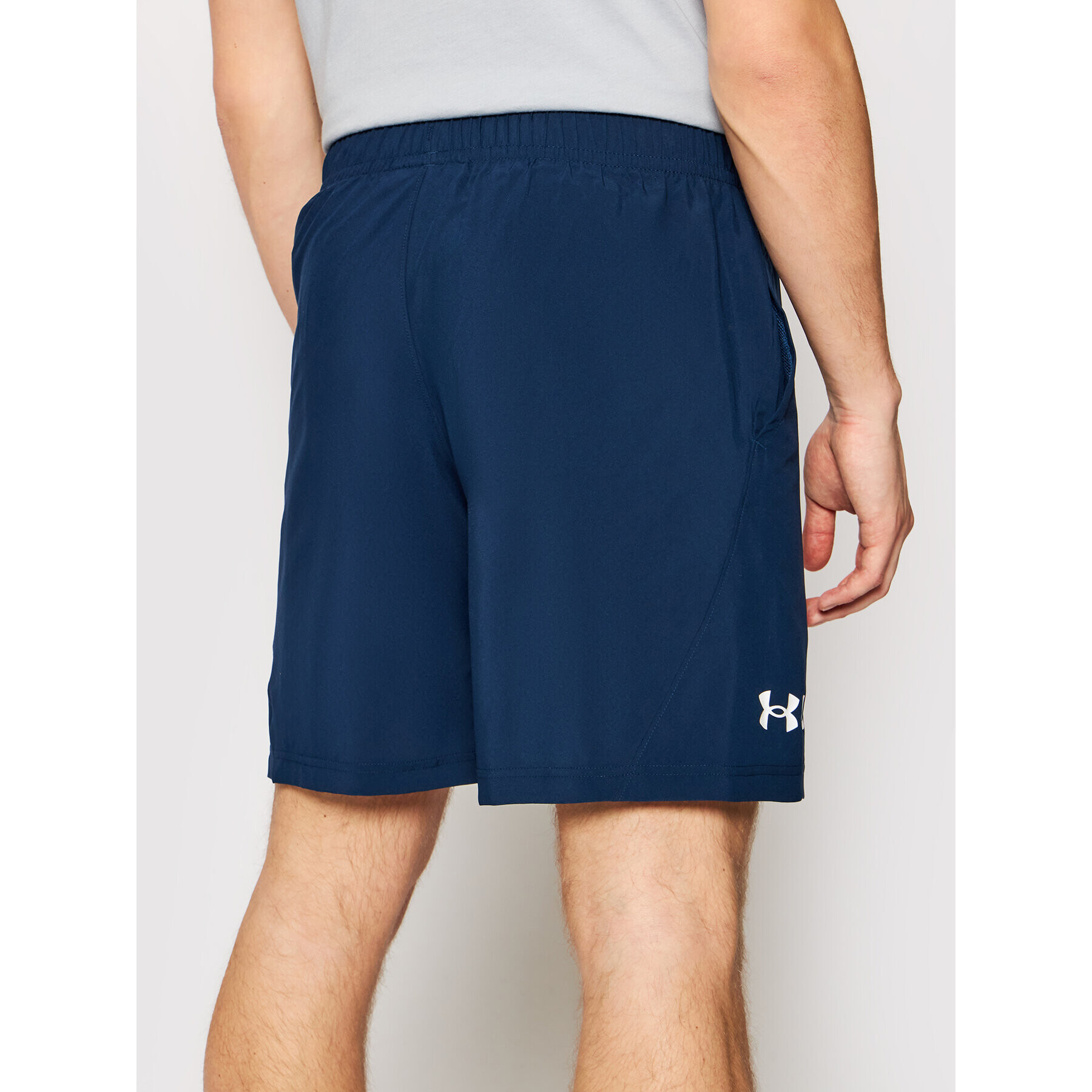 Under Armour Pantaloni scurți sport Ua Tkane Graphic 1361433 Bleumarin Loose Fit - Pled.ro