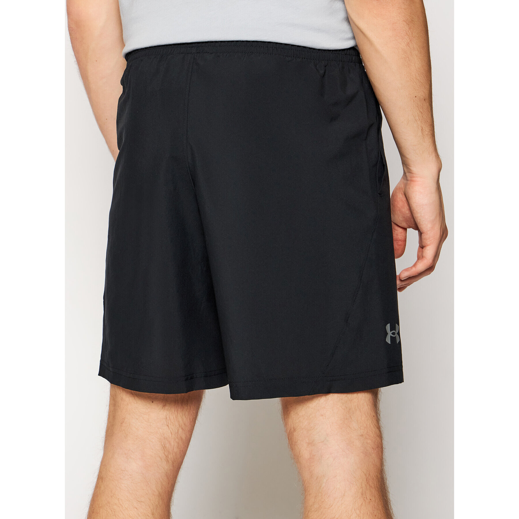 Under Armour Pantaloni scurți sport Woven Graphic Wordmark 1361433 Negru Loose Fit - Pled.ro