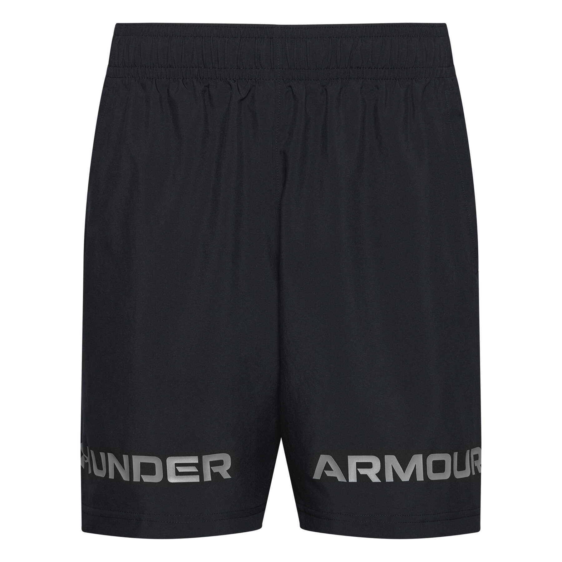 Under Armour Pantaloni scurți sport Woven Graphic Wordmark 1361433 Negru Loose Fit - Pled.ro