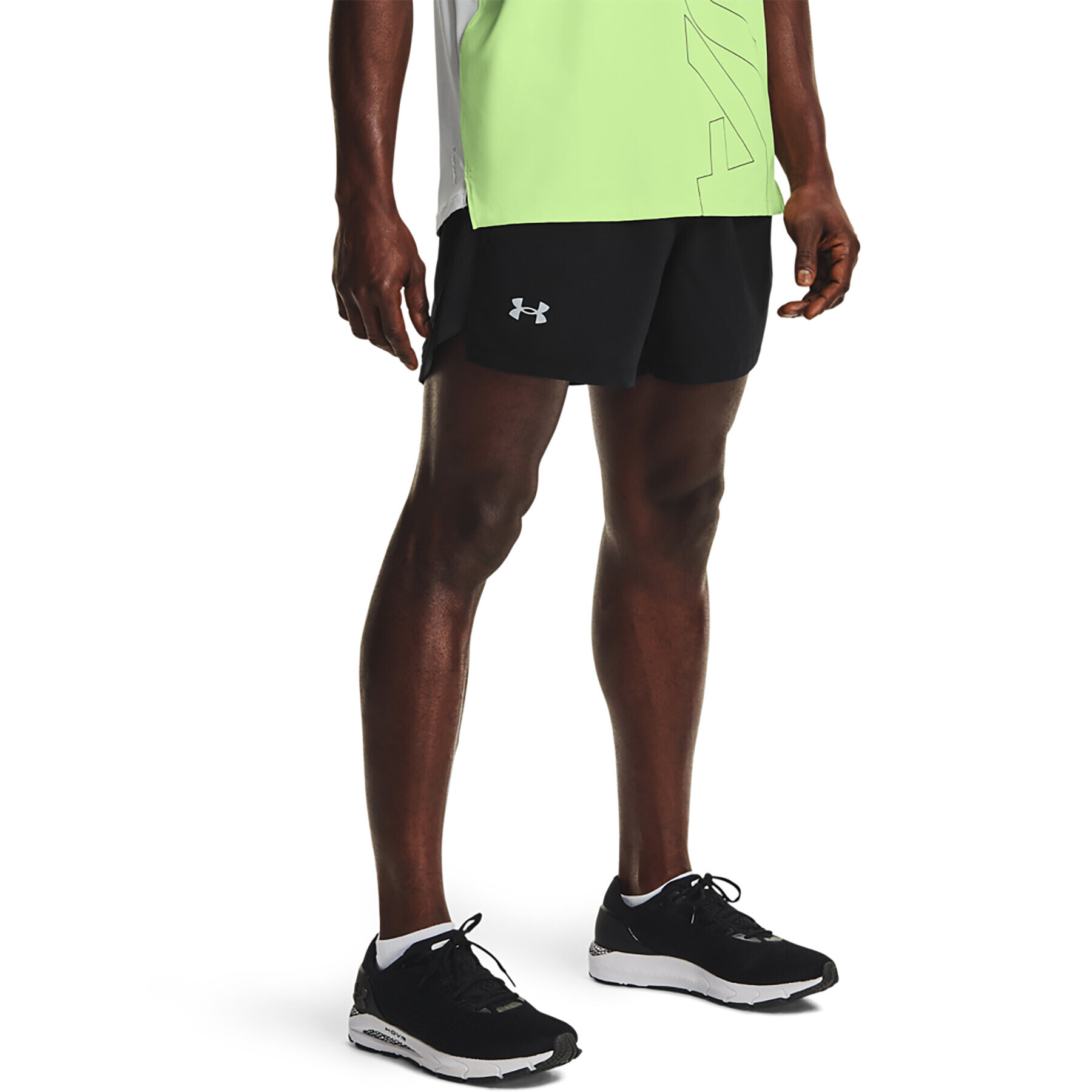 Under Armour Pantaloni scurți sport UA LAUNCH 5'' SHORT 1361492 Negru Regular Fit - Pled.ro