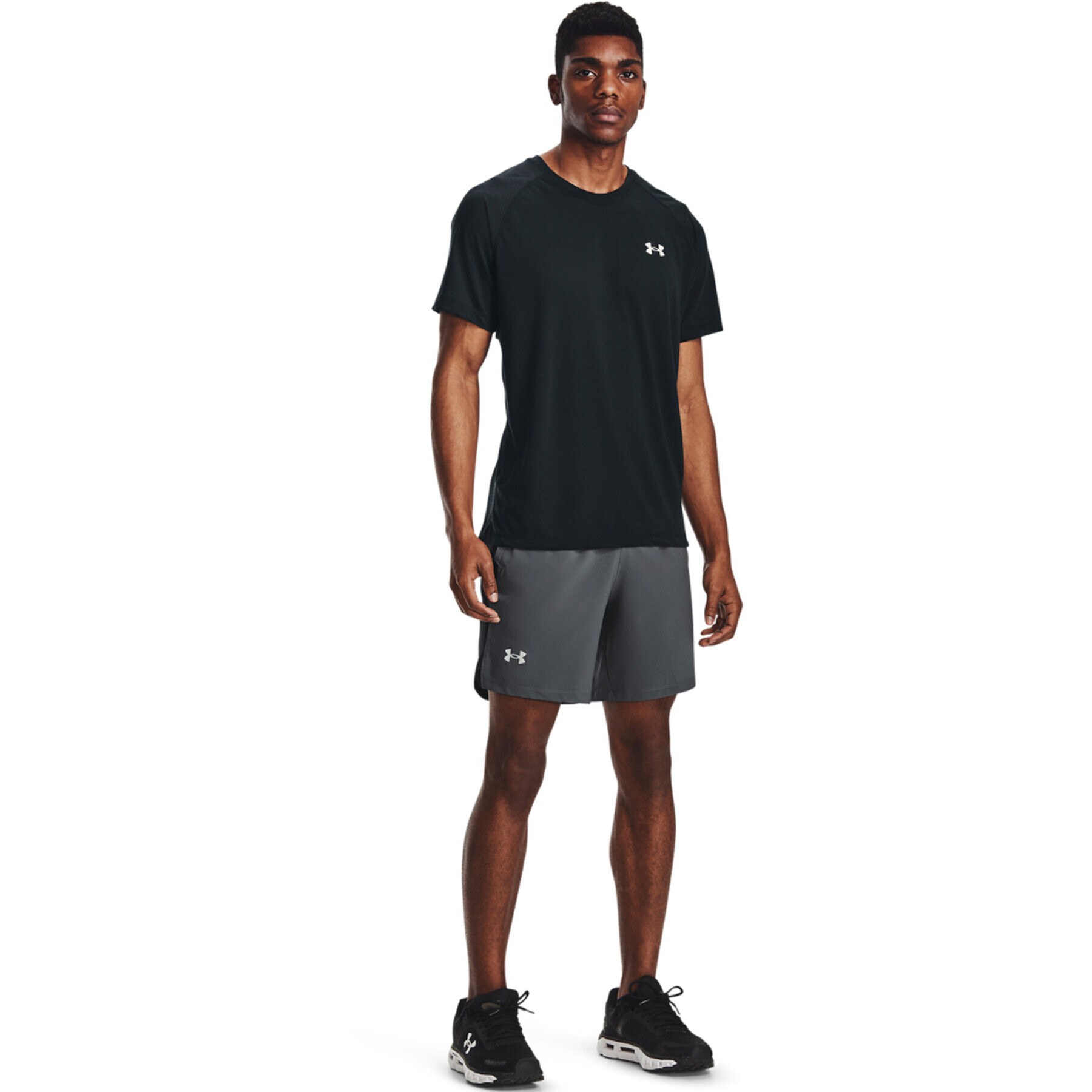 Under Armour Pantaloni scurți sport Ua Launch Run 7'' 1361493 Gri Regular Fit - Pled.ro