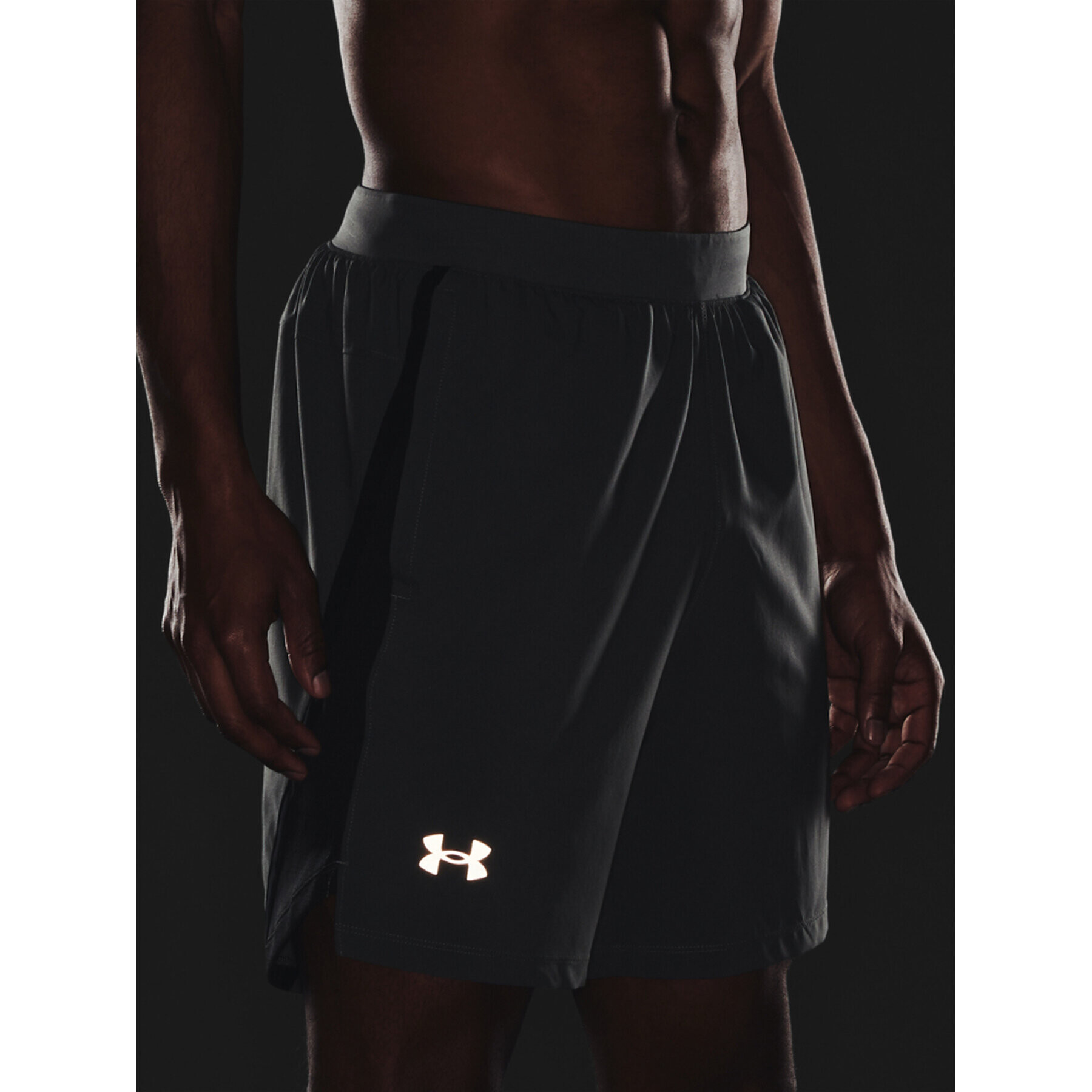 Under Armour Pantaloni scurți sport Ua Launch Run 7'' 1361493 Gri Regular Fit - Pled.ro