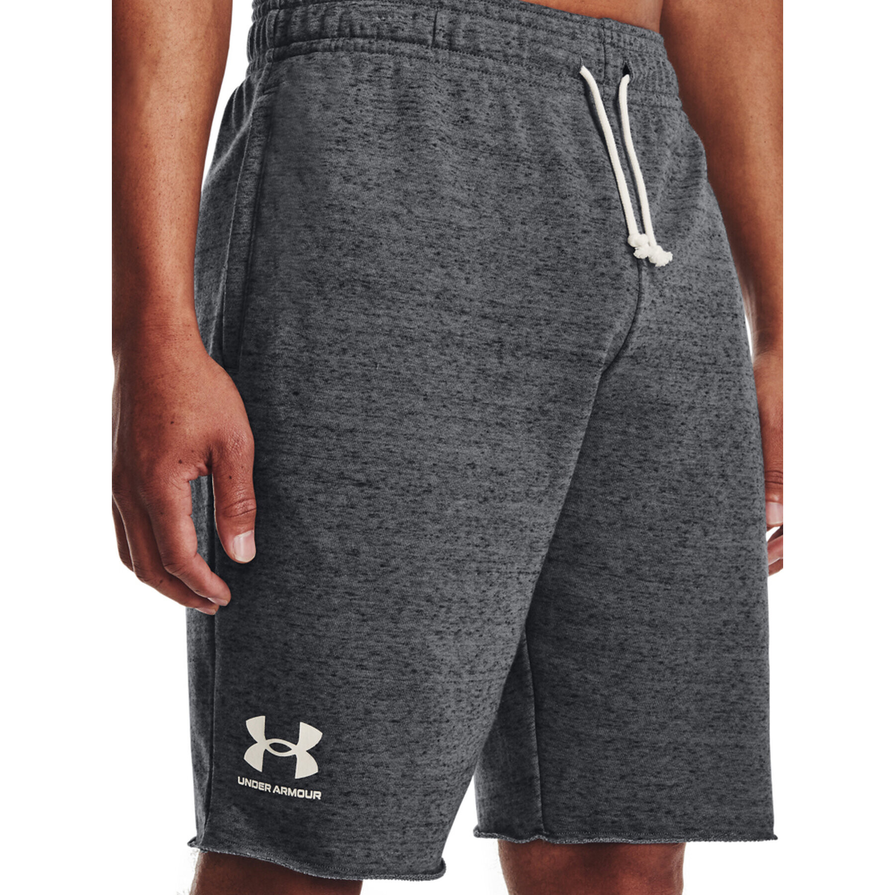 Under Armour Pantaloni scurți sport Ua Rival Terry 1361631 Gri Regular Fit - Pled.ro