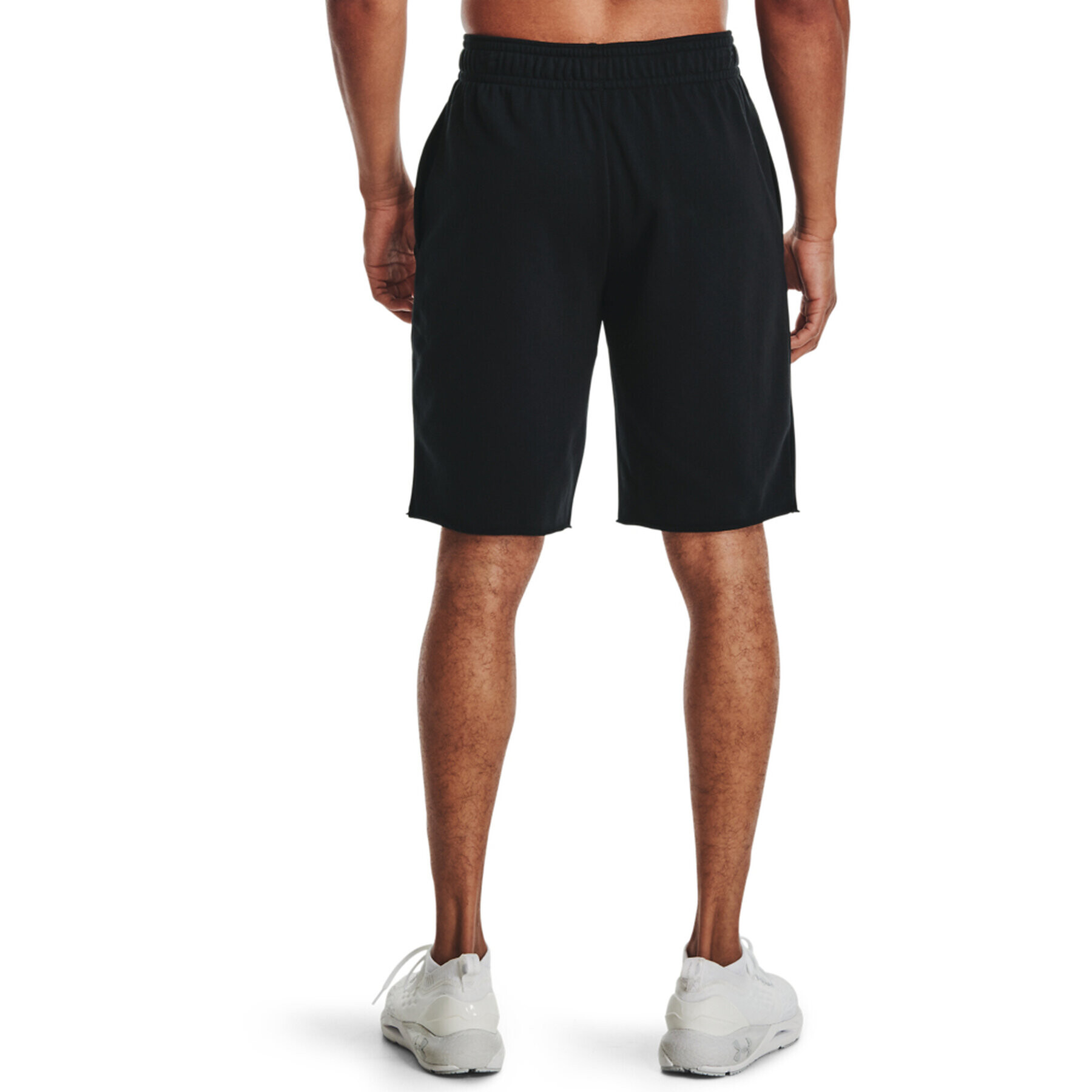 Under Armour Pantaloni scurți sport Ua Rival Terry 1361631 Negru Regular Fit - Pled.ro