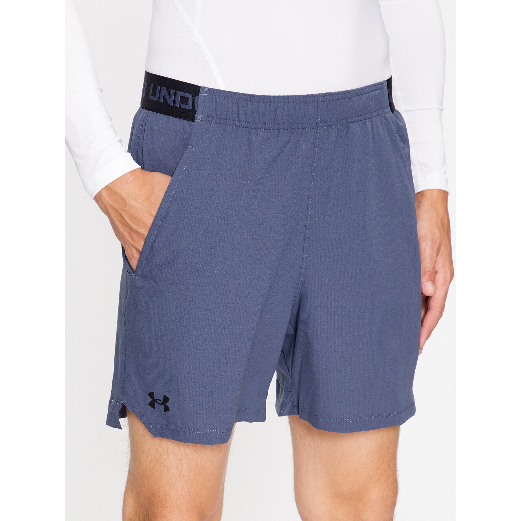 Under Armour Pantaloni scurți sport Ua Vanish Woven 6In Shorts 1373718 Gri Fitted Fit - Pled.ro