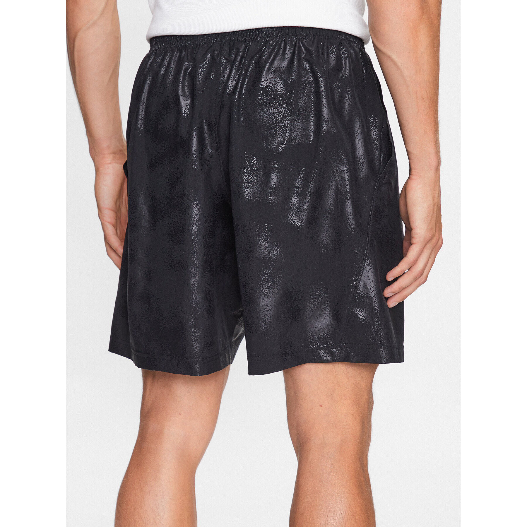 Under Armour Pantaloni scurți sport UA Woven Emboss Short 1377137 Negru Regular Fit - Pled.ro