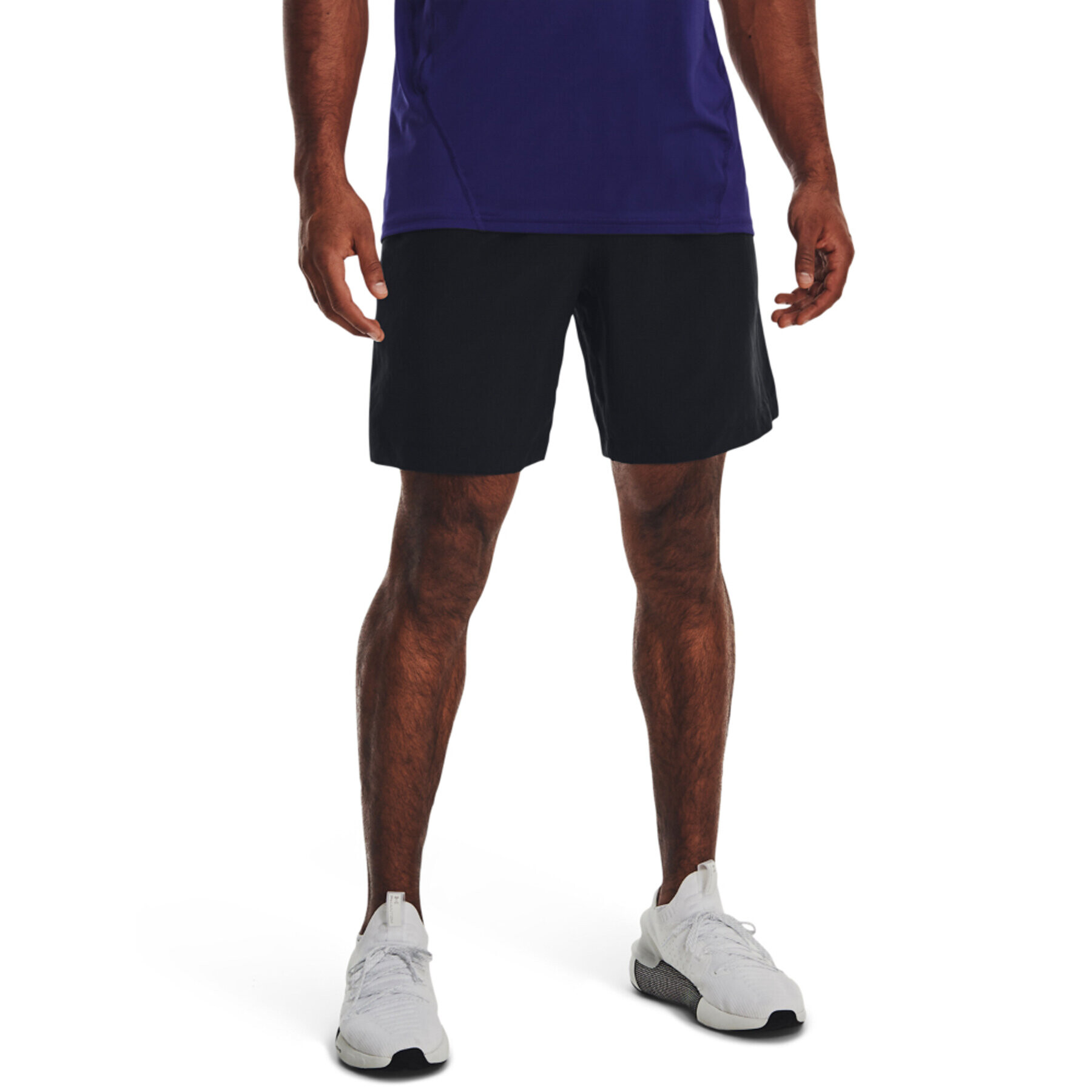 Under Armour Pantaloni scurți sport UA Woven Graphic Shorts 1370388 Negru Regular Fit - Pled.ro