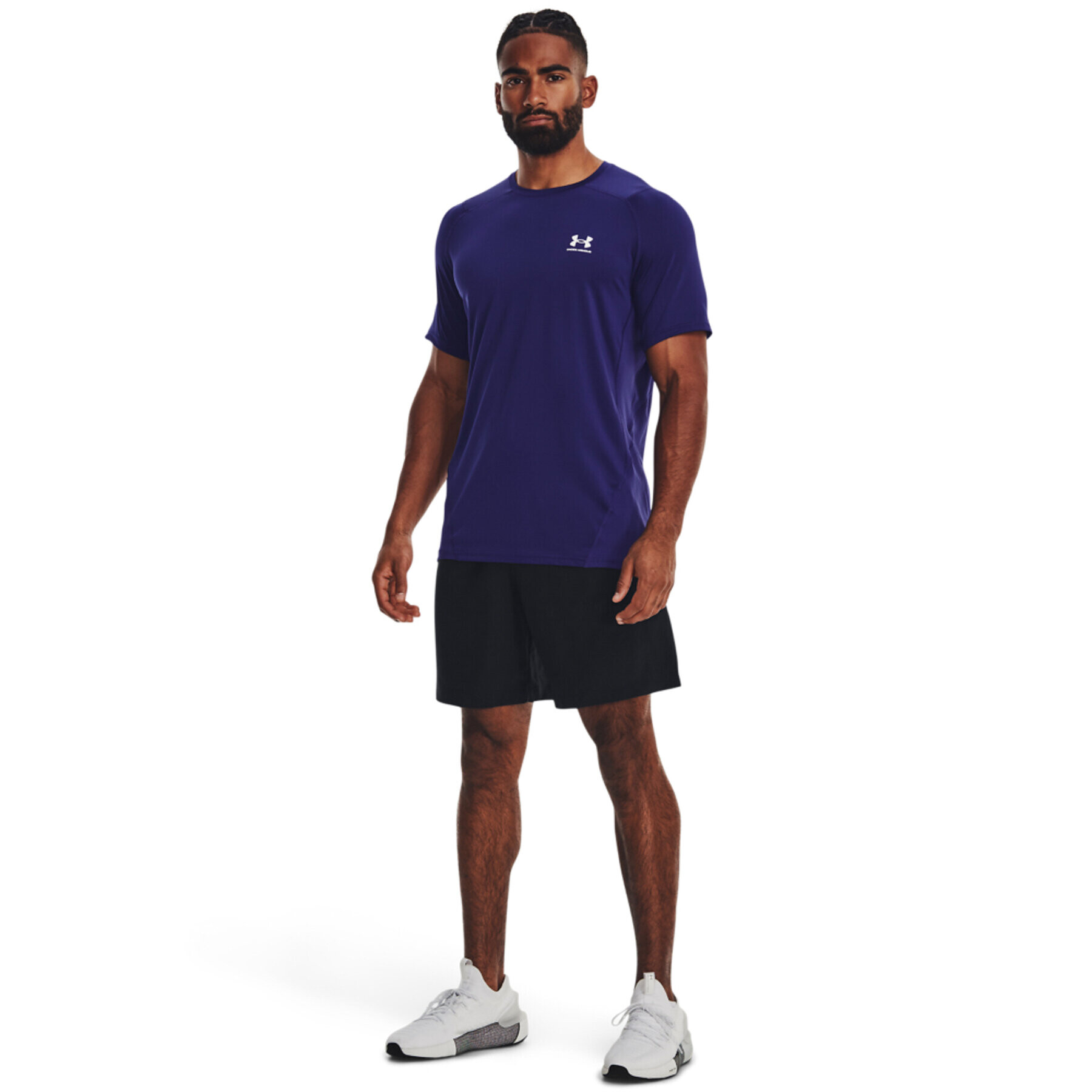 Under Armour Pantaloni scurți sport UA Woven Graphic Shorts 1370388 Negru Regular Fit - Pled.ro